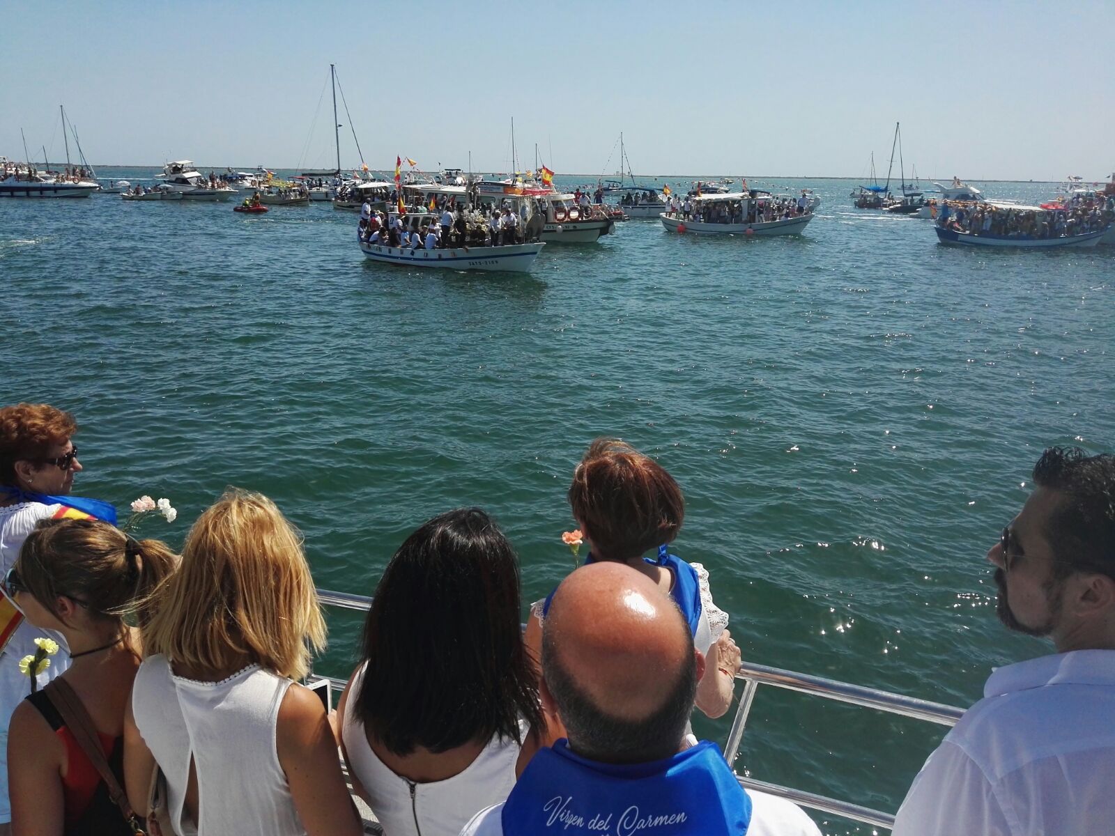 La presidenta de la Asamblea Regional, Rosa Peñalver, participa en la Festividad de la Virgen del Carmen