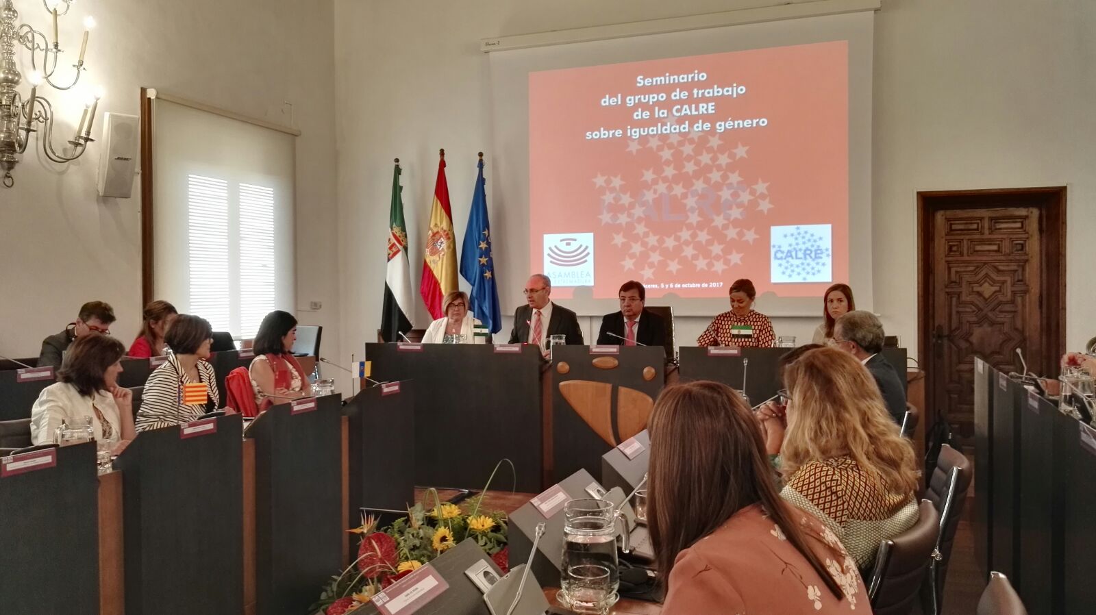 La presidenta de la Asamblea, Rosa Peñalver, asiste al seminario sobre Igualdad de Género de la Calre