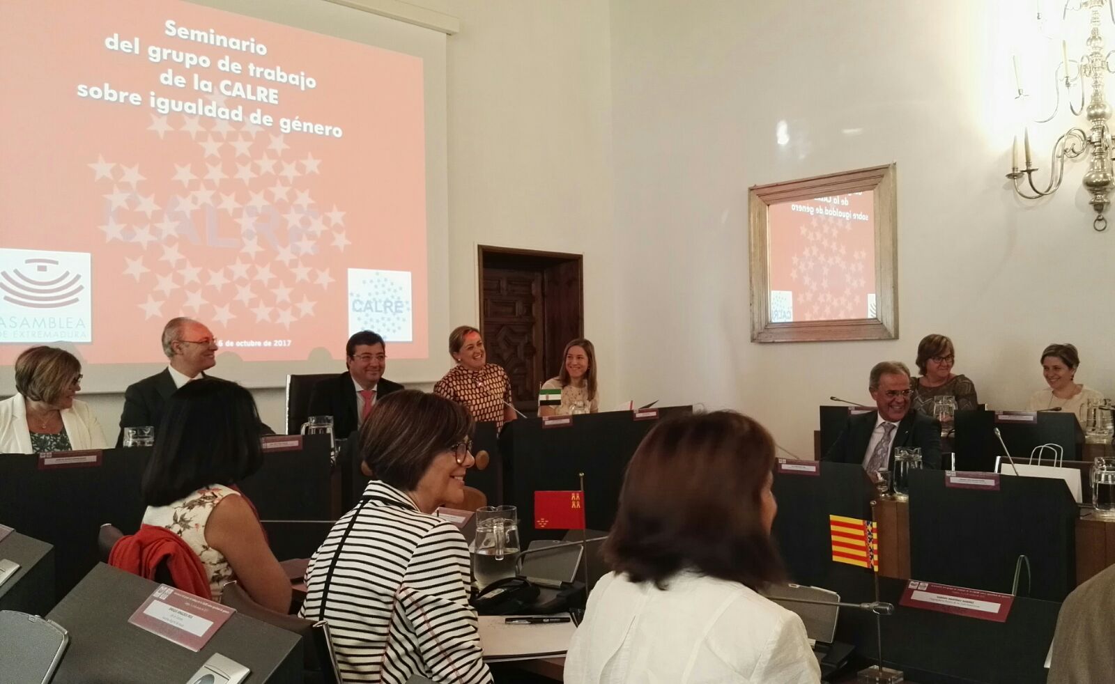La presidenta de la Asamblea, Rosa Peñalver, asiste al seminario sobre Igualdad de Género de la Calre