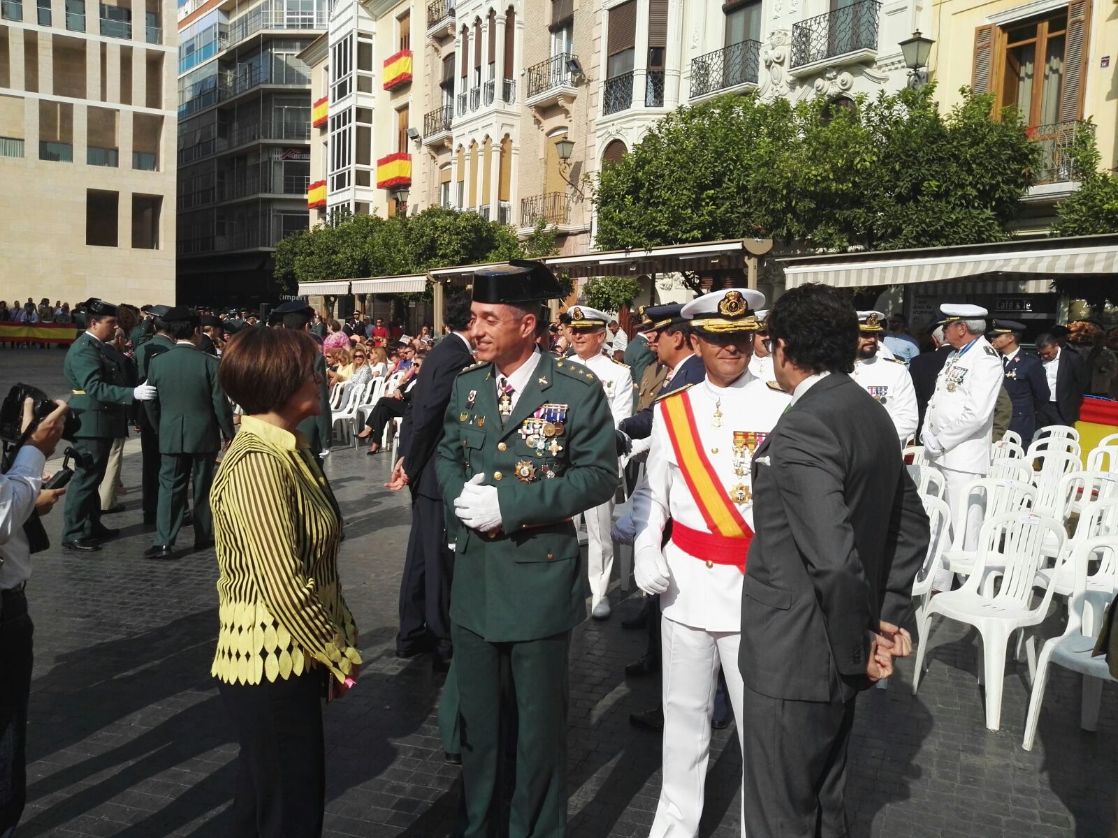La Asamblea Regional de Murcia acompaña a la Guardia Civil en la celebración de su Patrona