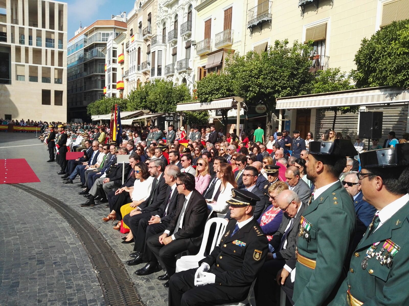 La Asamblea Regional de Murcia acompaña a la Guardia Civil en la celebración de su Patrona