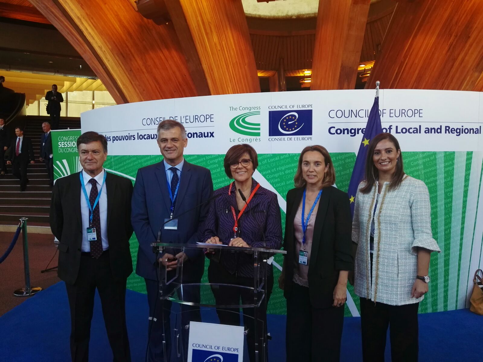 La presidenta de la Asamblea Regional asiste a la trigésima reunión del Congreso de Poderes Locales y Regionales de Europa, CPLRE