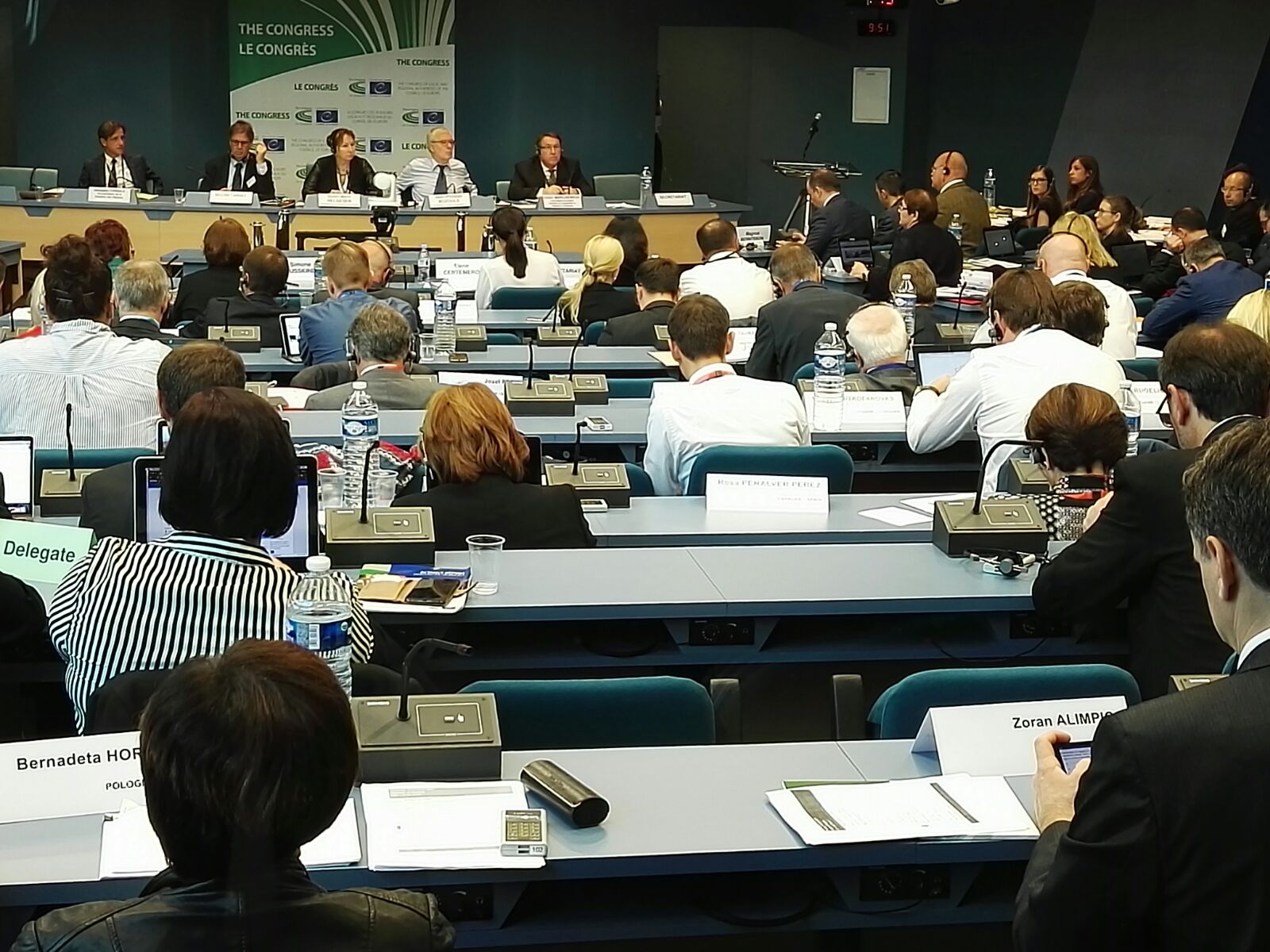 Rosa Peñalver participa en el plenario del 33 Congreso de Poderes Locales y Regionales de Europa