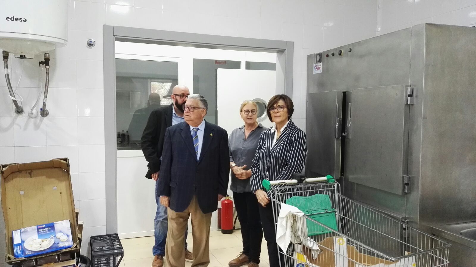 La presidenta de la Asamblea, Rosa Peñalver, ha visitado la Hospitalidad Santa Teresa