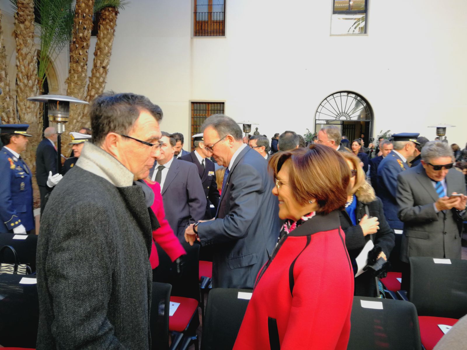 La presidenta de la Asamblea Regional, Rosa Peñalver, ha asistido hoy al acto conmemorativo del XXXIX Aniversario de la Constitución Española