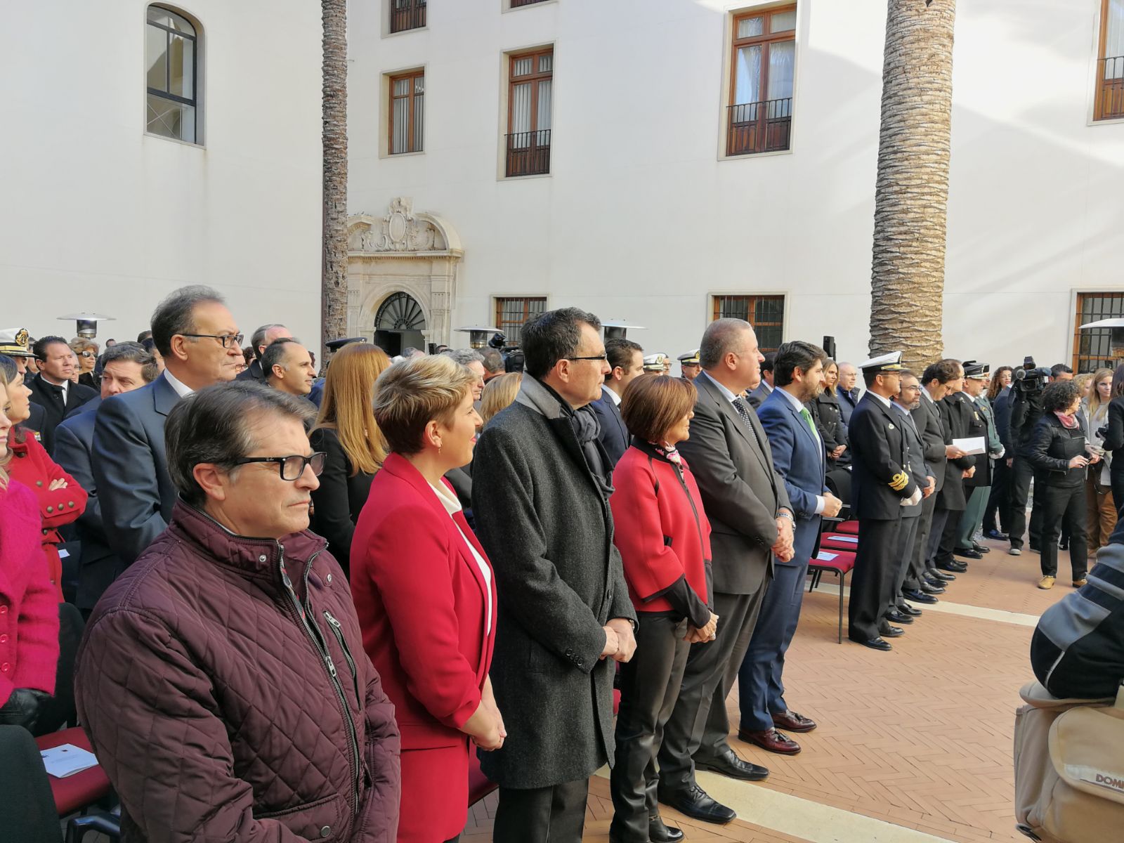 La presidenta de la Asamblea Regional, Rosa Peñalver, ha asistido hoy al acto conmemorativo del XXXIX Aniversario de la Constitución Española