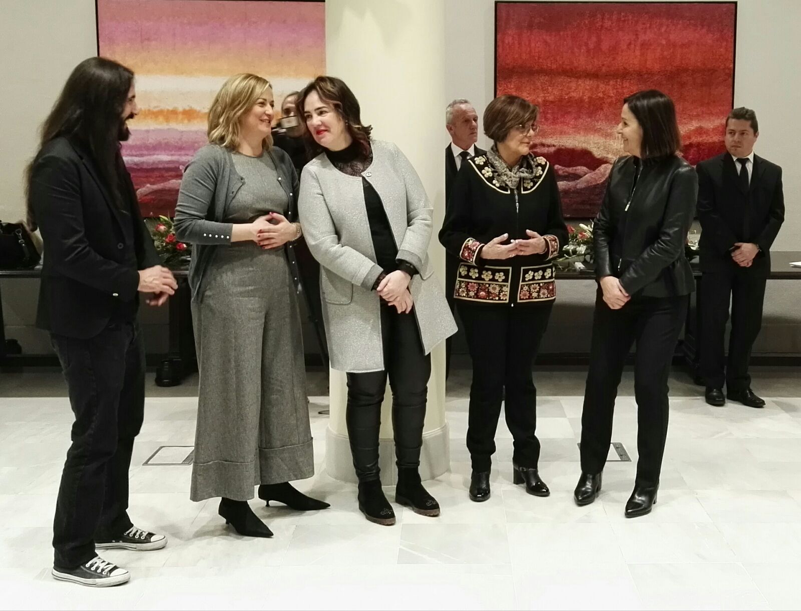 La presidenta de la Asamblea Regional, Rosa Peñalver, con otros presidentes y presidentas de Parlamentos autonómicos