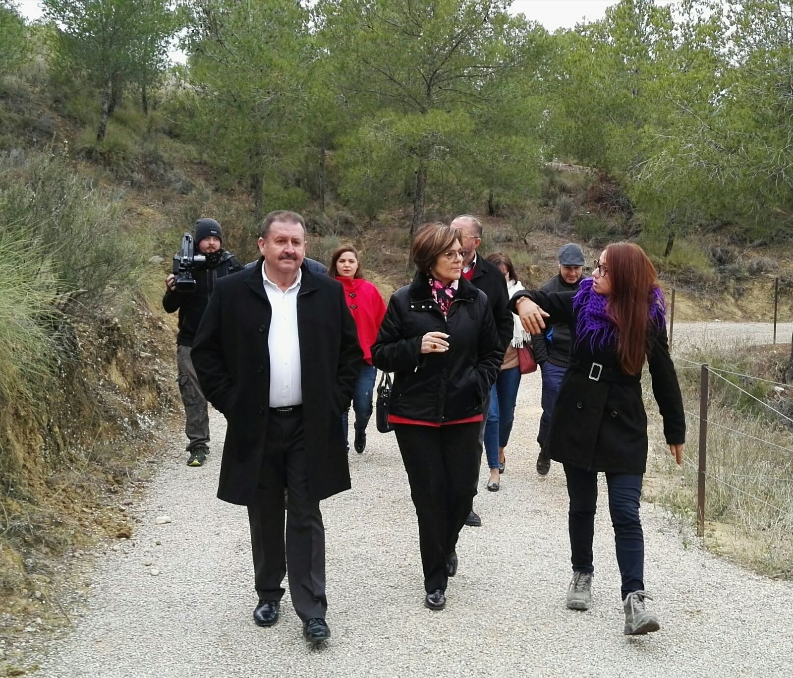 La presidenta de la Asamblea Regional, Rosa Peñalver, ha visitado el yacimiento argárico de La Bastida de Totana