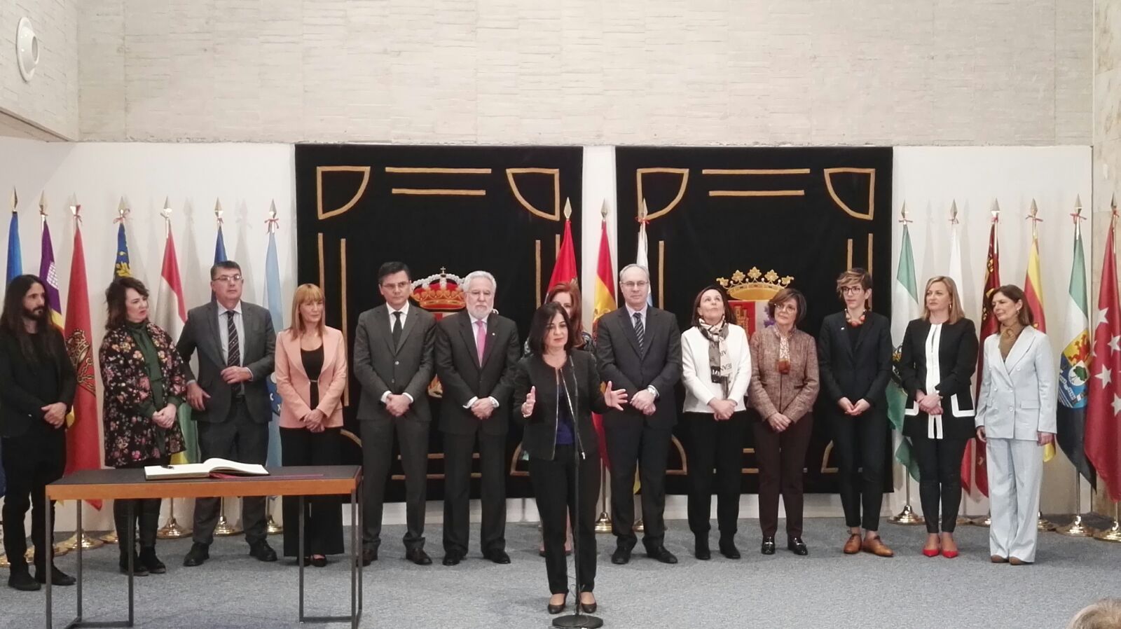La presidenta de la Cámara, Rosa Peñalver, participa en la reunión de Presidentes y Presidentas de Parlamentos Autonómicos, Coprepa, que acoges las Cortes de Castilla y León