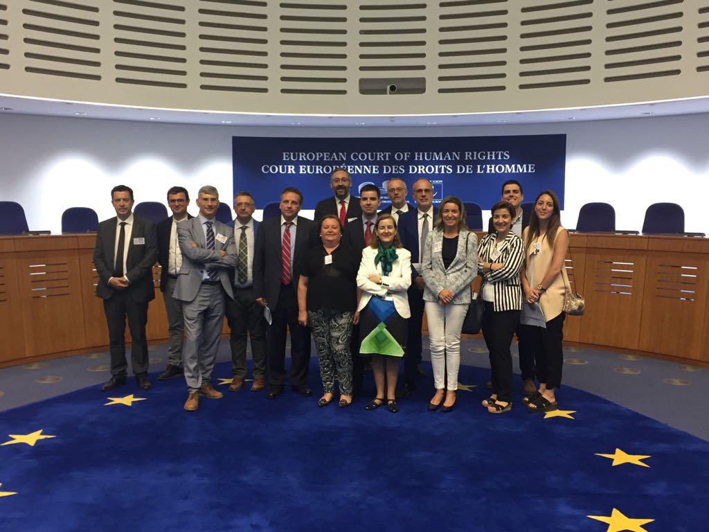 Una delegación de la Asamblea Regional participa en las jornadas de trabajo que la Asociación Española de Letrados de Parlamentos, AELPA, celebra en el Consejo de Europa y el Tribunal Europeo de Derechos Humanos, Estrasburgo.
