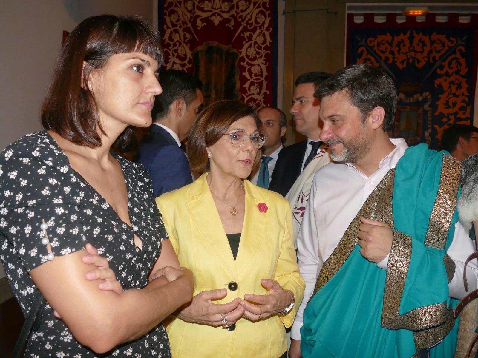 La presidenta de la Asamblea Regional, Rosa Peñalver, asiste al pregón de Carthagineses y Romanos
