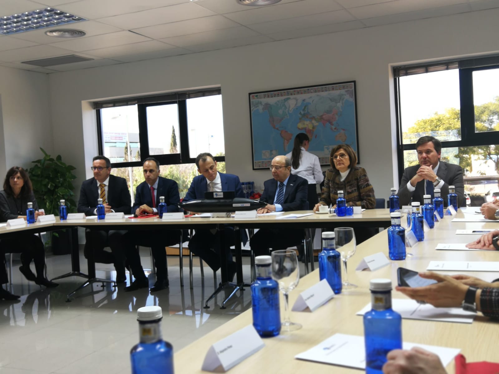 Visita del ministro de Ciencia, Innovación y Universidades, Pedro Duque, al Parque Tecnológico de Fuente Álamo