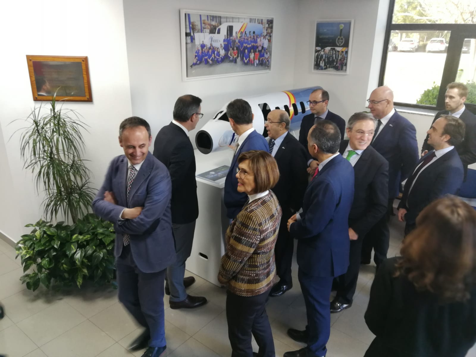 Visita del ministro de Ciencia, Innovación y Universidades, Pedro Duque, al Parque Tecnológico de Fuente Álamo