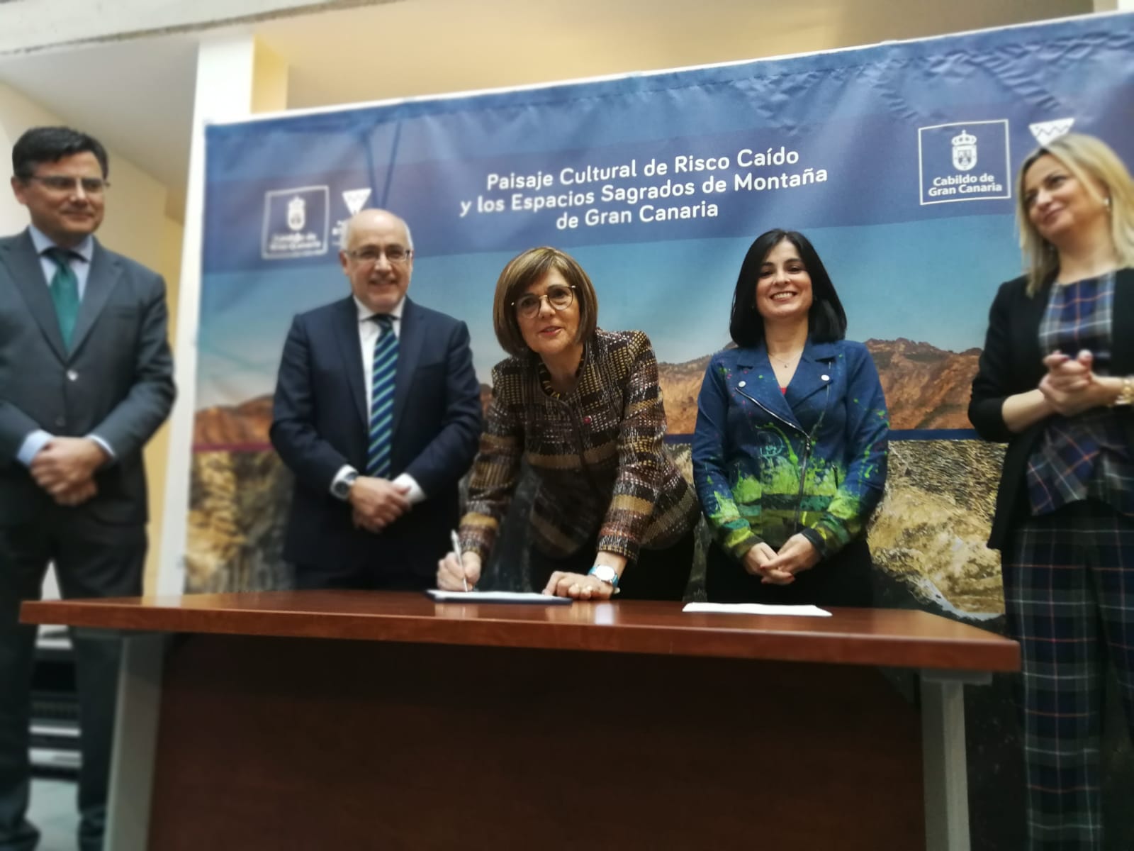 La Coprepa brinda su apoyo a la candidatura de Risco Caído