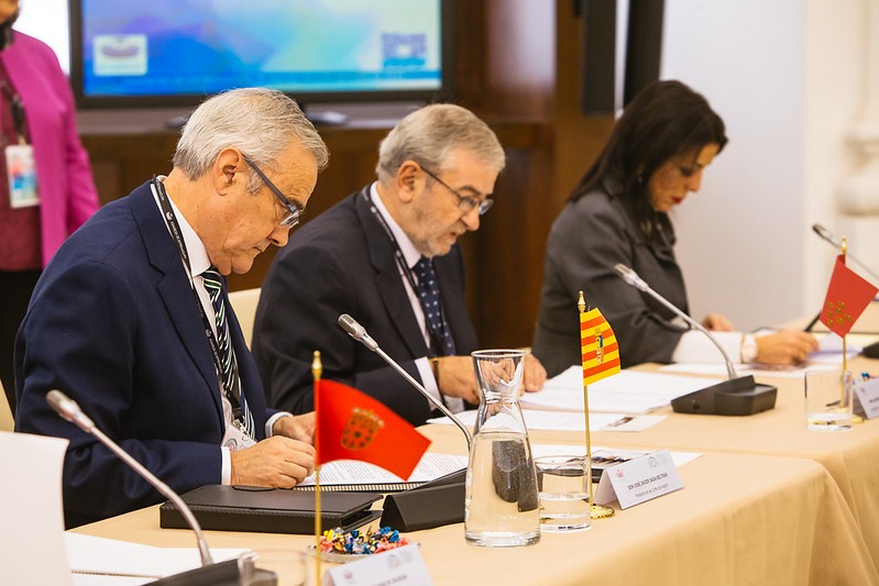 Rueda de prensa al término de la reunión