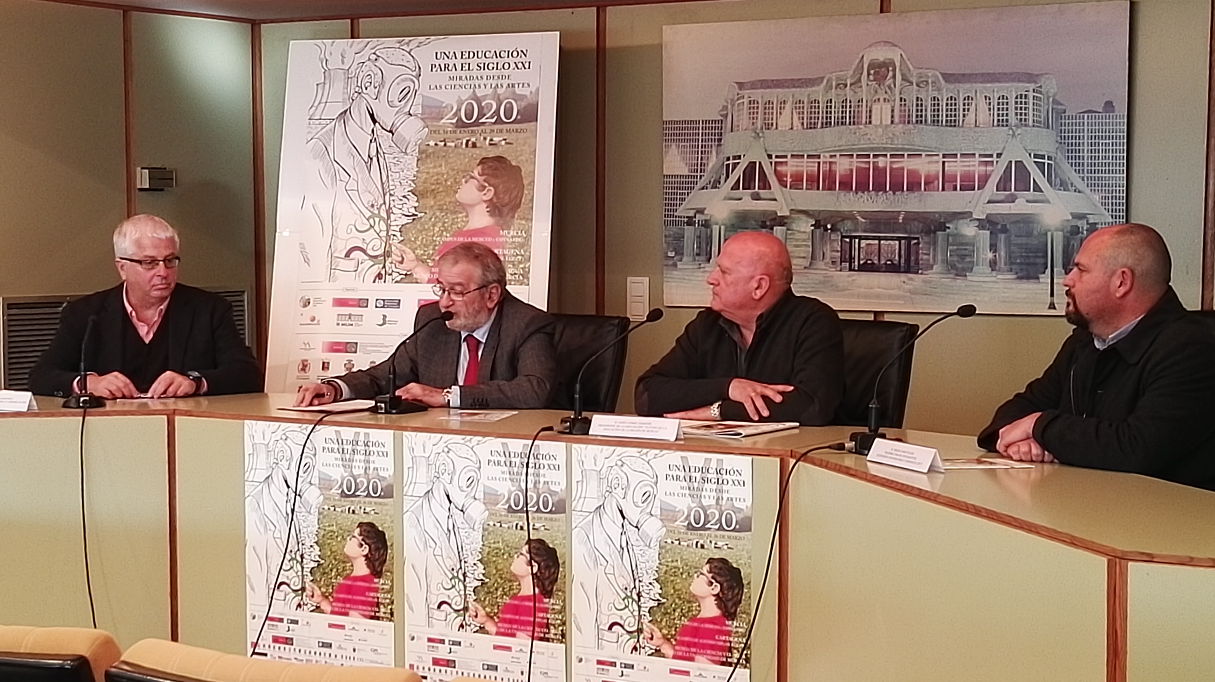 El presidente de la Asamblea, Alberto Castillo, en la presentación de las VI Jornadas "Una Educación para el siglo XXI"