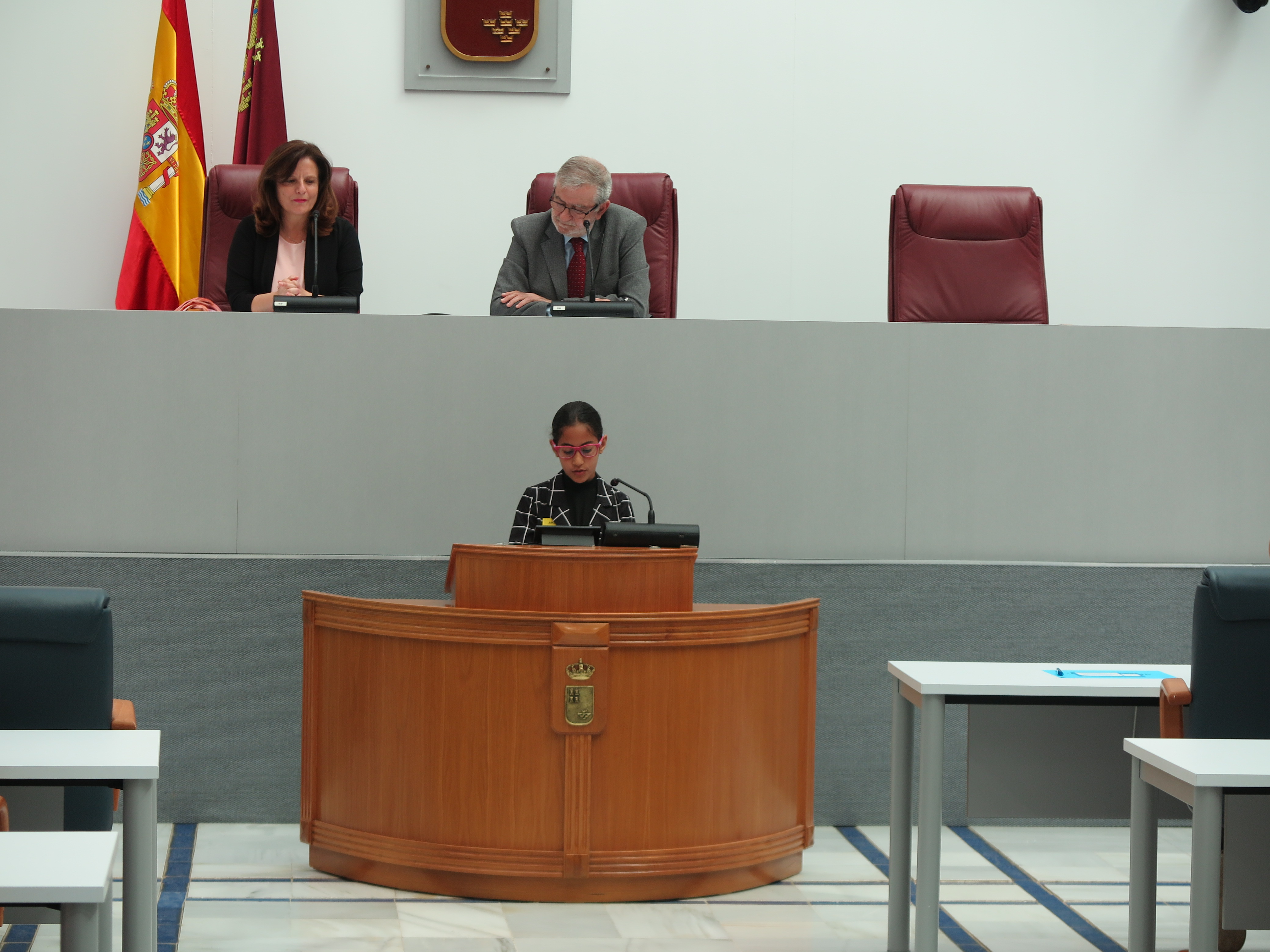 Pleno Infantil de Aldeas Infantiles SOS en la Asamblea Regional de Murcia