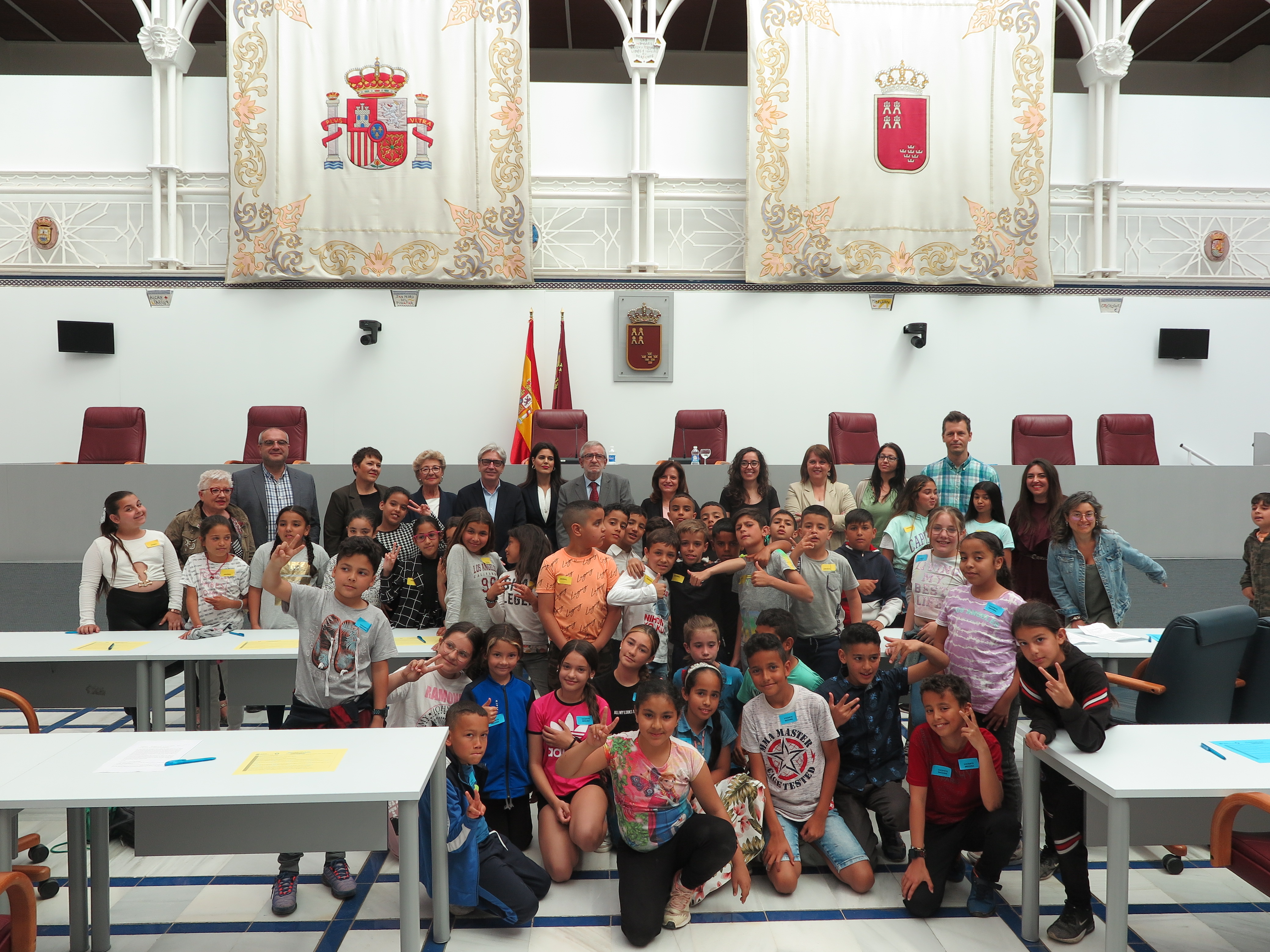 Pleno Infantil de Aldeas Infantiles SOS en la Asamblea Regional de Murcia
