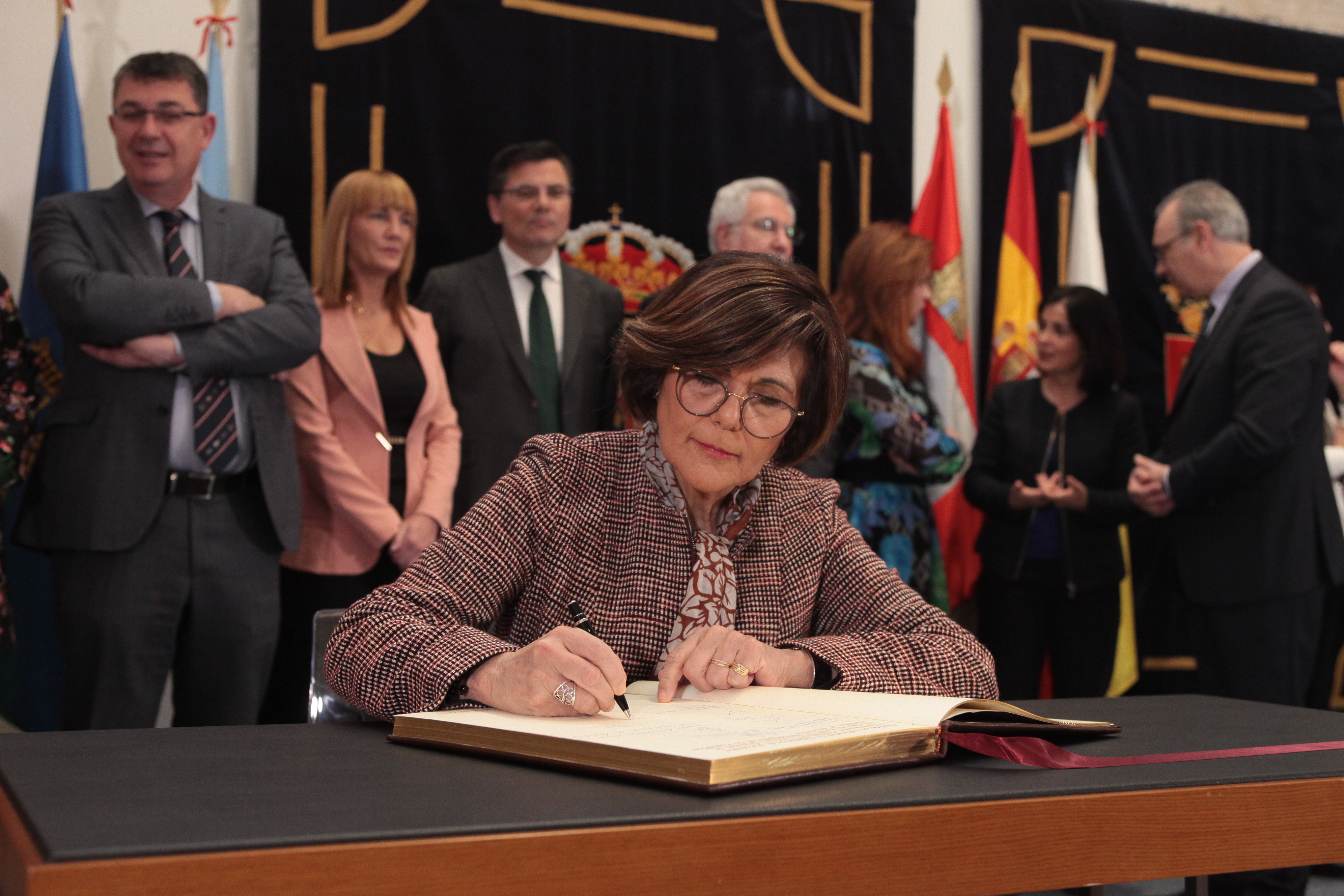 La presidenta de la Cámara, Rosa Peñalver, participa en la reunión de Presidentes y Presidentas de Parlamentos Autonómicos, Coprepa, que acoges las Cortes de Castilla y León