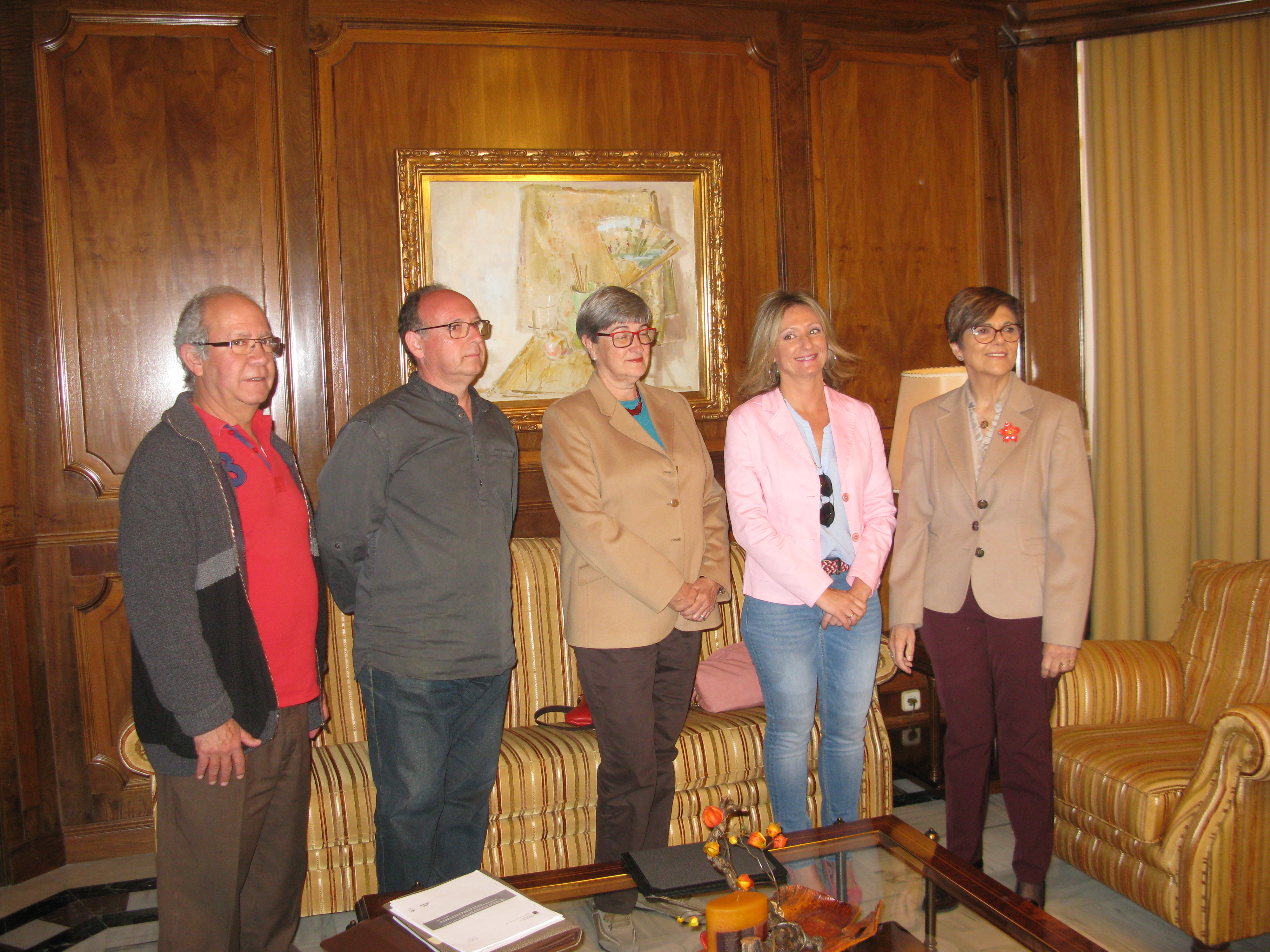 La presidenta de la Asamblea Regional, con la plataforma social Pacto por el Mar Menor