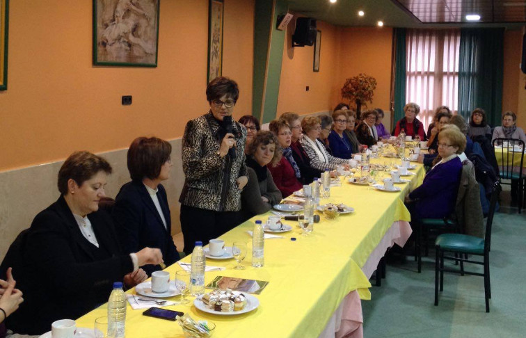 La Presidenta de la Asamblea Regional, Rosa Peñalver en un momento de su intervención en el Centro de Mujer de Jumilla