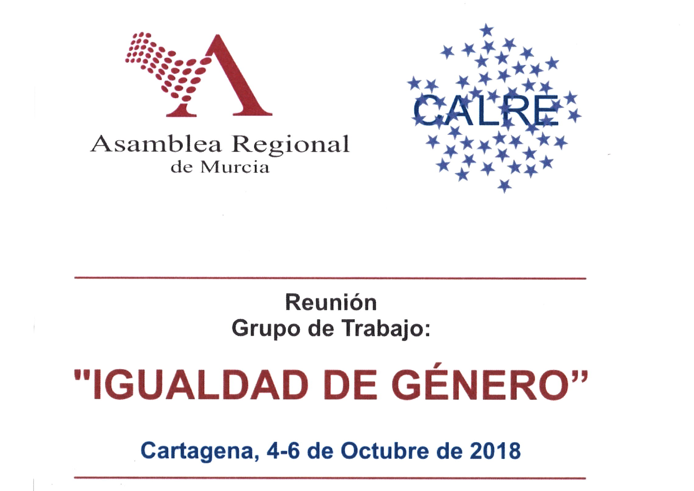 Representantes de Parlamentos autonómicos y expertas en igualdad analizarán en la Asamblea las brechas de género del 4 al 6 de octubre