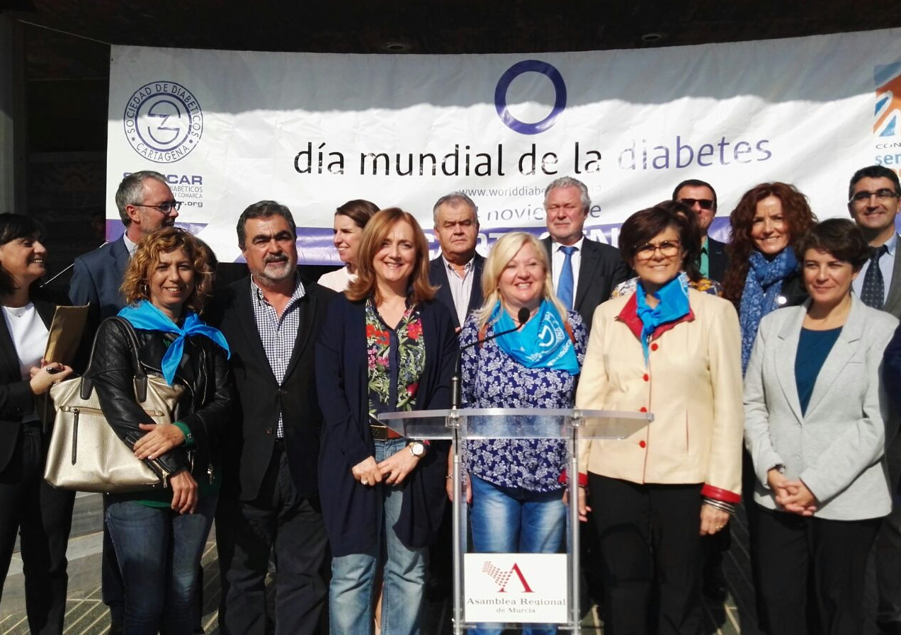 Día Mundial de la Diabetes en la Asamblea Regional de Murcia