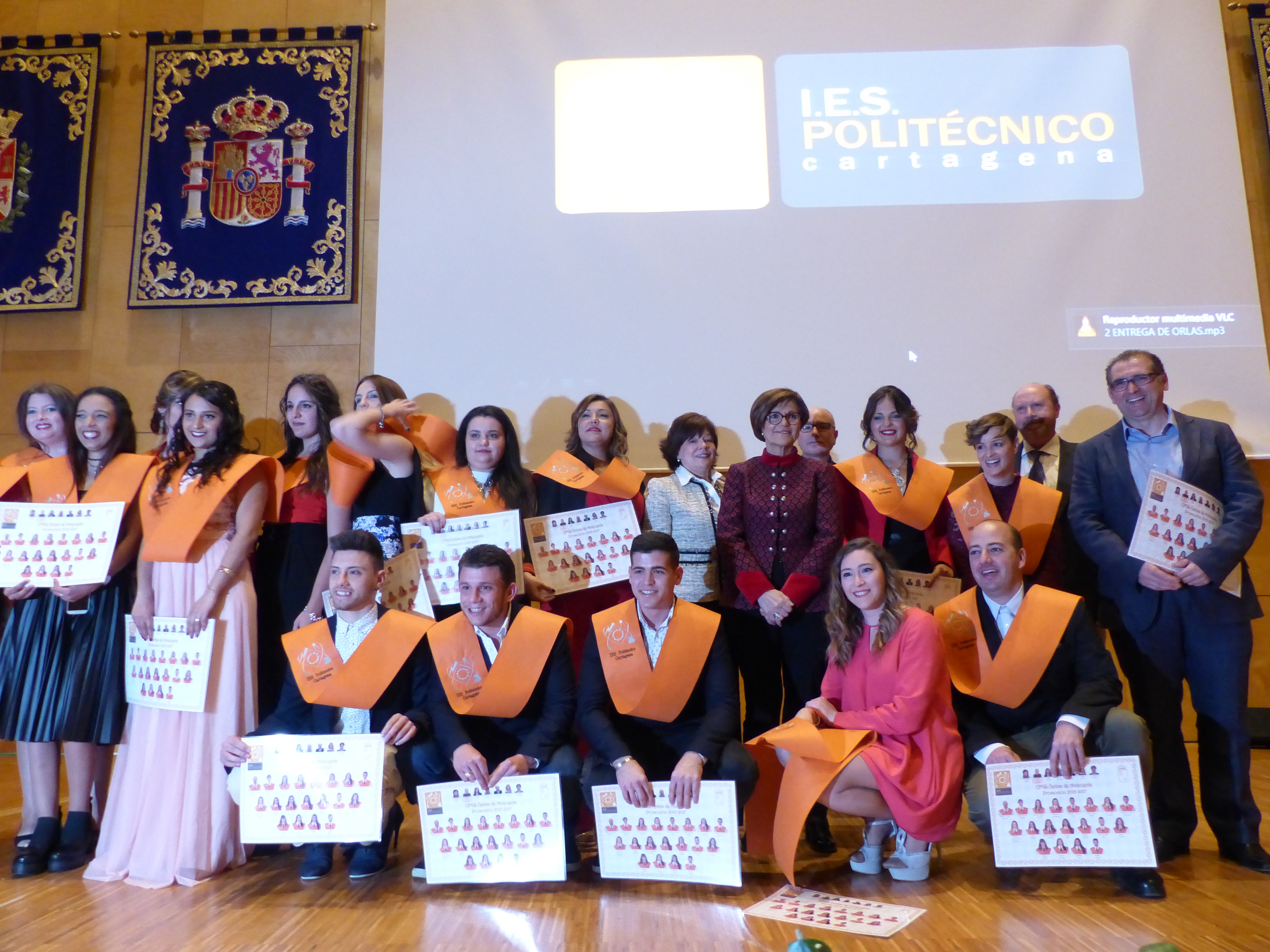 Rosa Peñalver ha amadrinado la graduación de nueve ciclos formativos de IES Politécnico