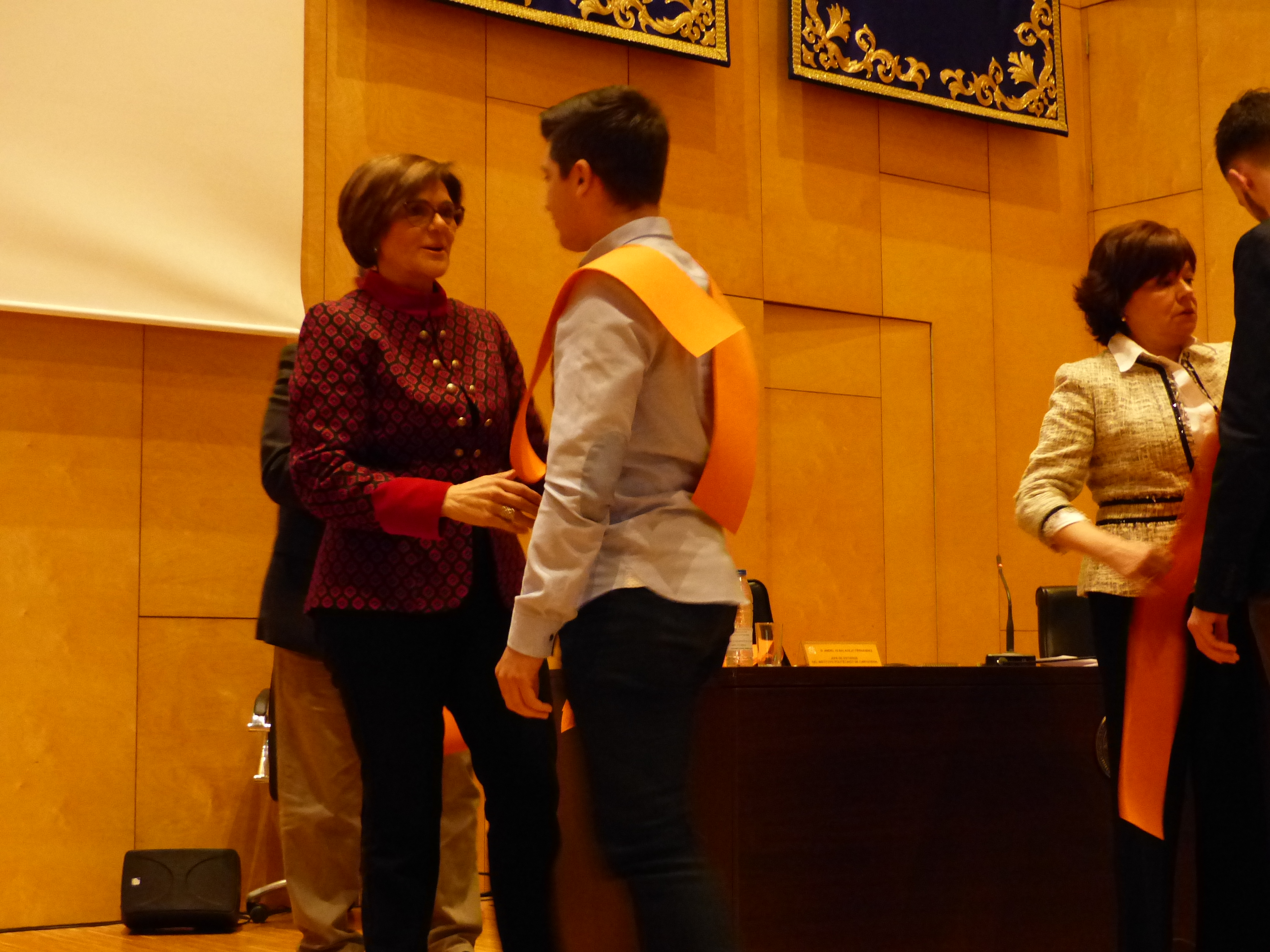 Rosa Peñalver ha amadrinado la graduación de nueve ciclos formativos de IES Politécnico