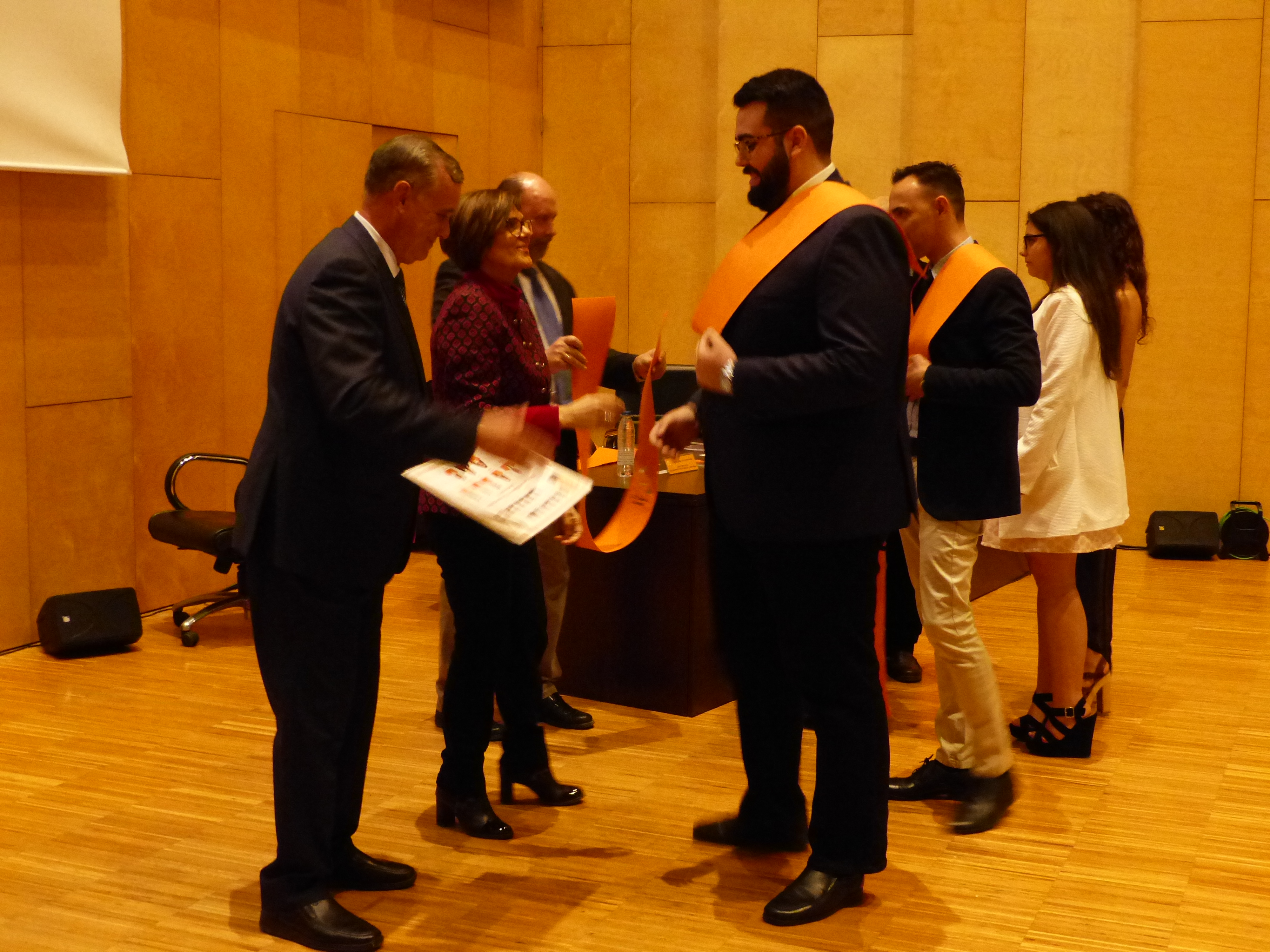 Rosa Peñalver ha amadrinado la graduación de nueve ciclos formativos de IES Politécnico