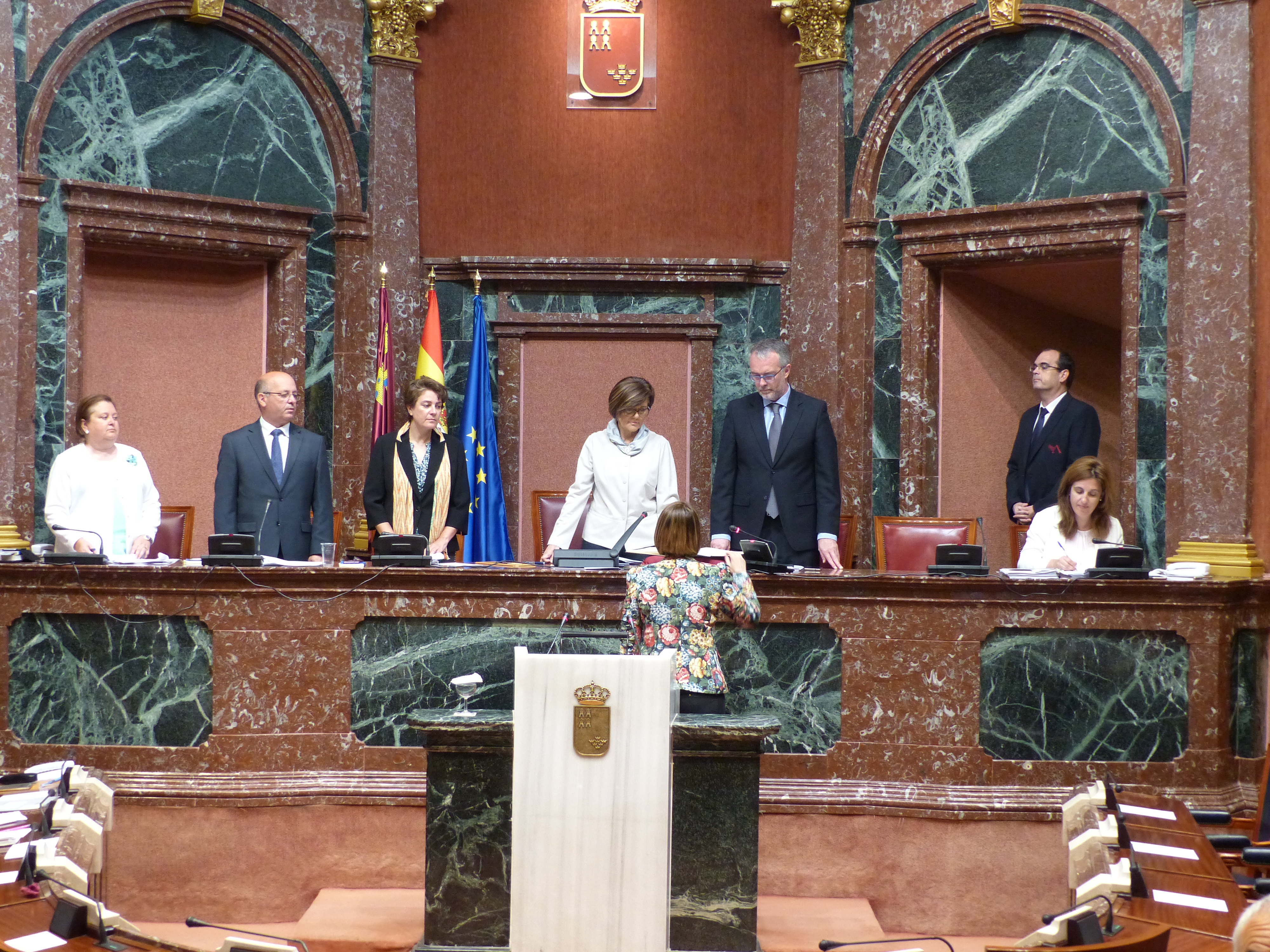 La diputada 'popular' Mónica Meroño Fernández ha jurado hoy su cargo como secretaria segunda de la Mesa de la Cámara