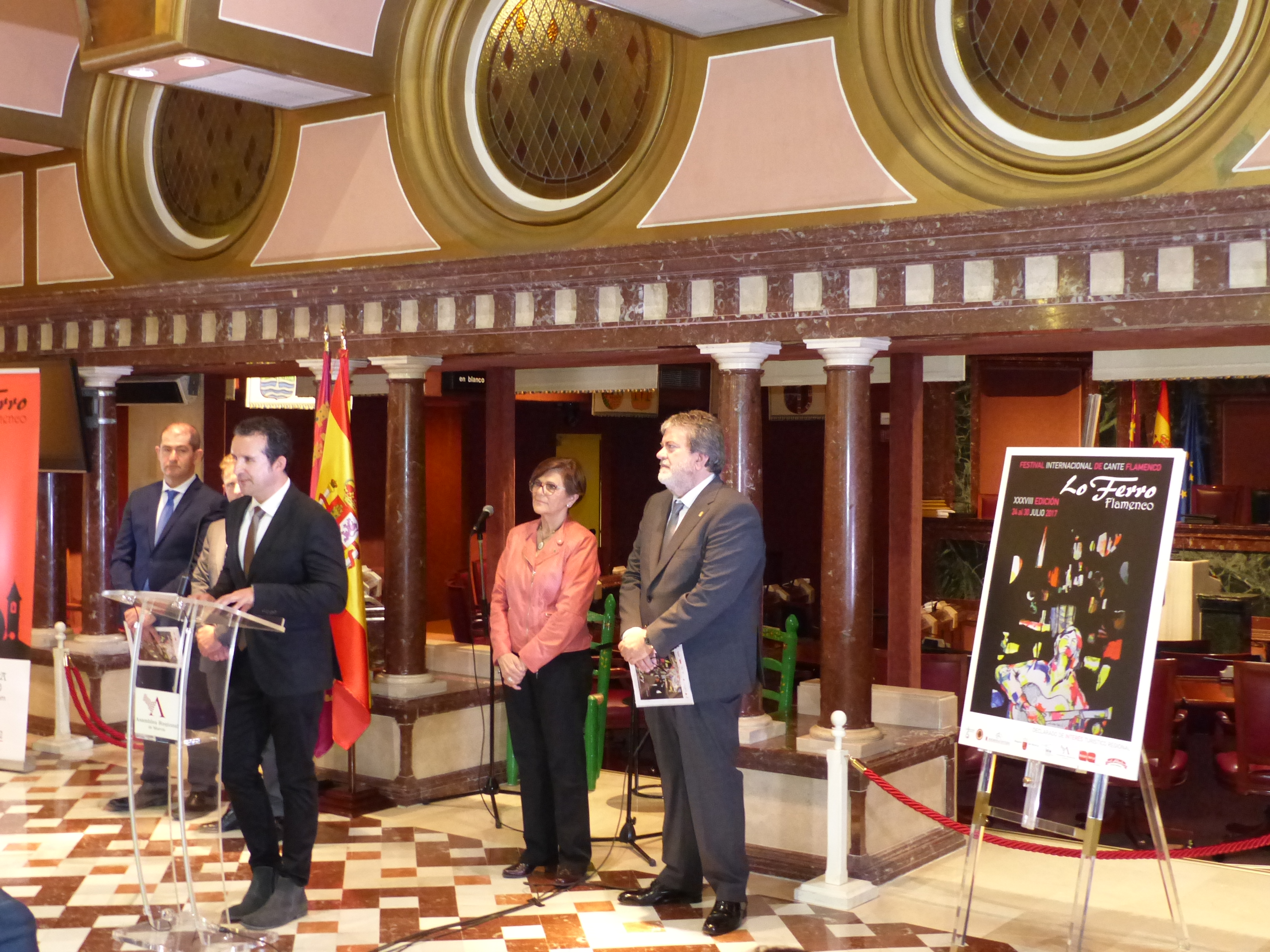 Presentación de la XXXVIII edición del Festival Internacional de Cante Flamenco “Lo Ferro 2017”