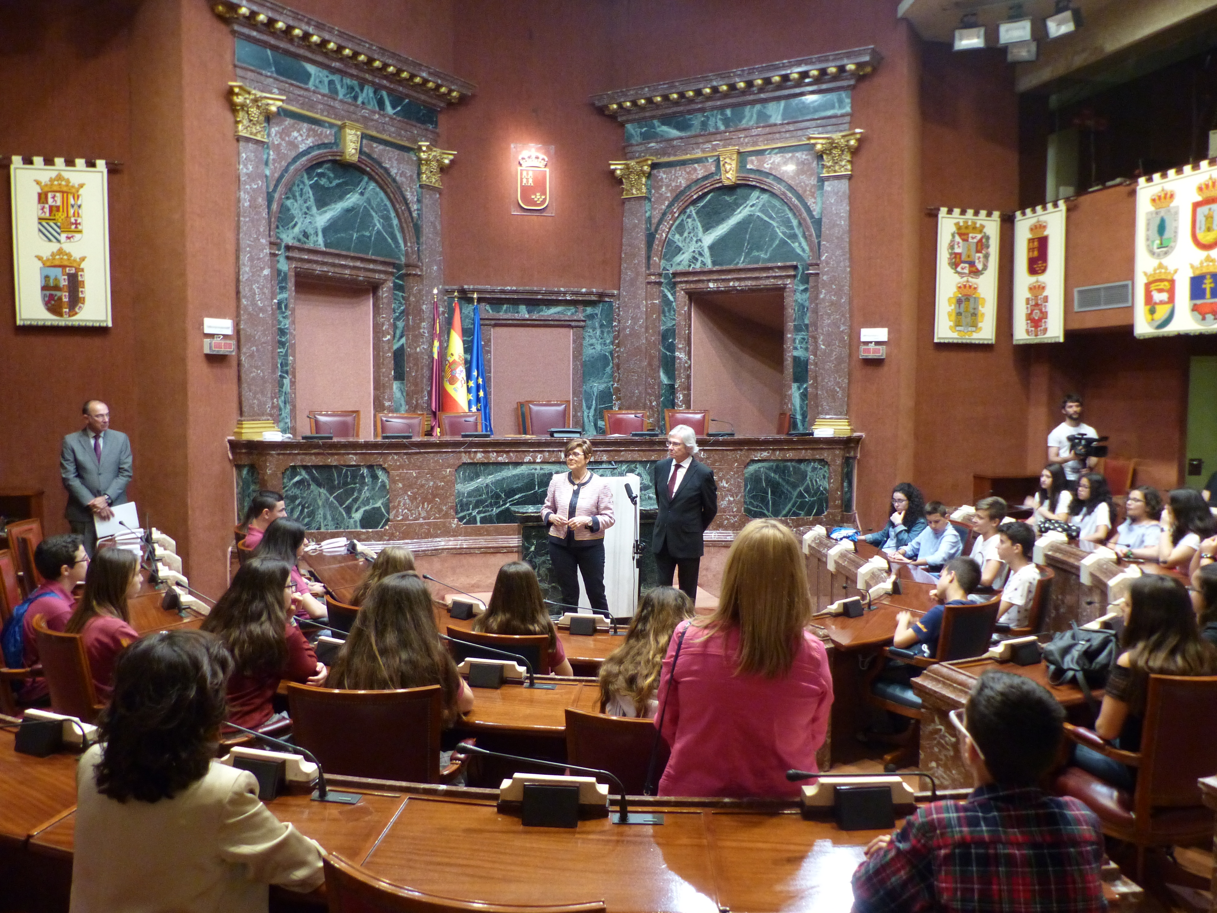 'Educando en Justicia' ha visitado hoy la Asamblea Regional de Murcia