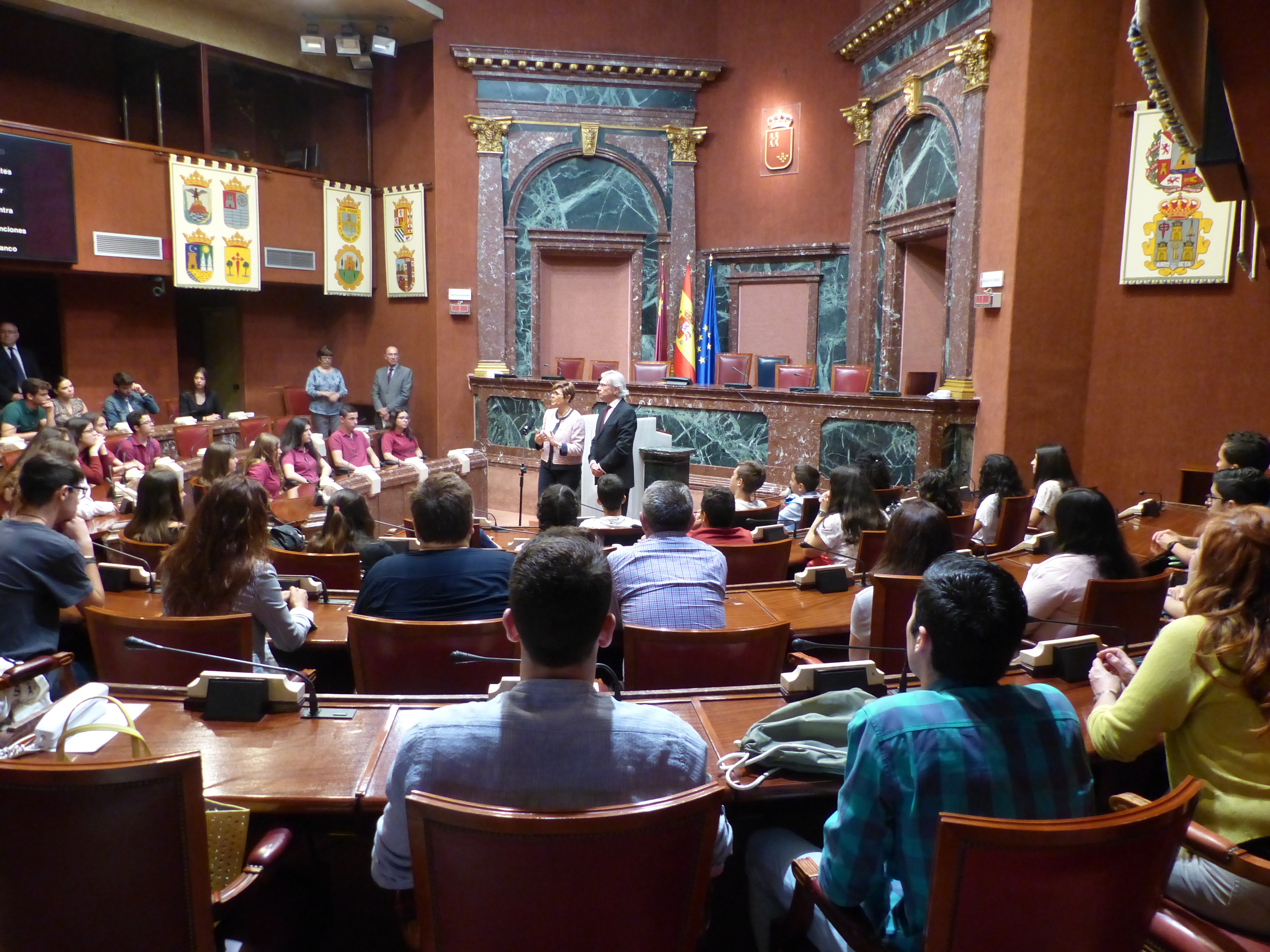 'Educando en Justicia' ha visitado hoy la Asamblea Regional de Murcia