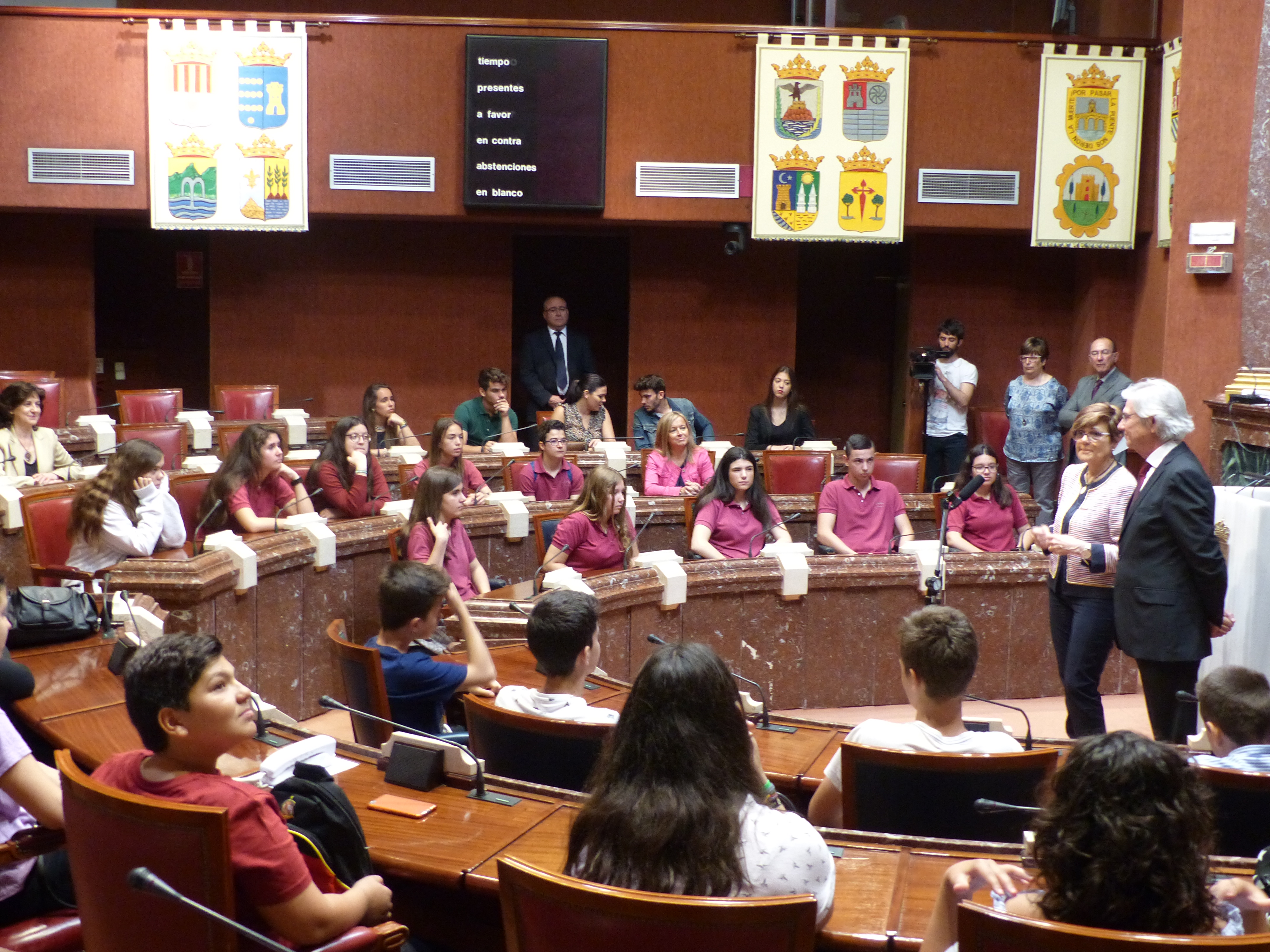 'Educando en Justicia' ha visitado hoy la Asamblea Regional de Murcia