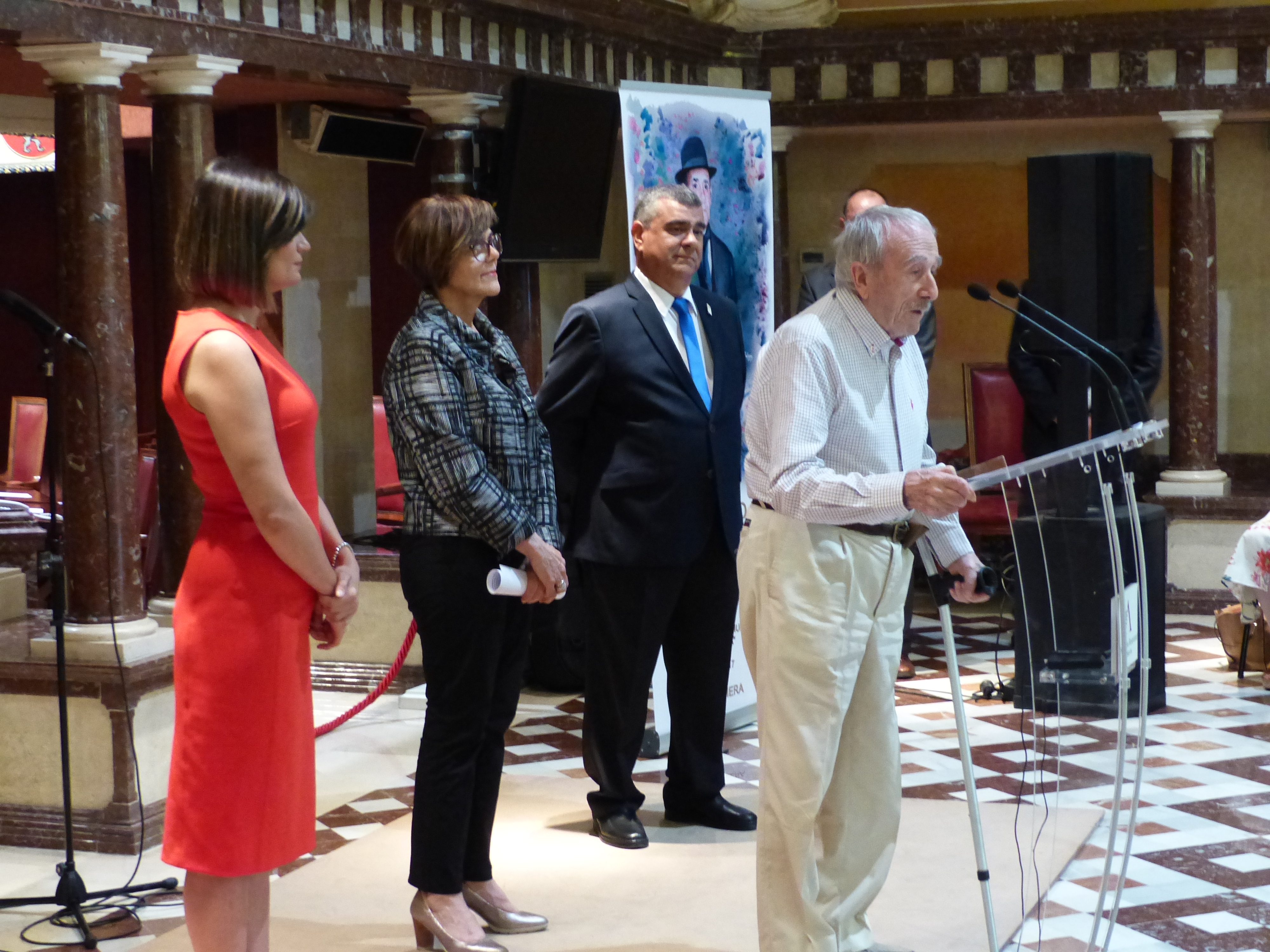 Presentación del cartel y programa del 125 aniversario del nacimiento de David Castejón, 'Patriarca del Trovo'