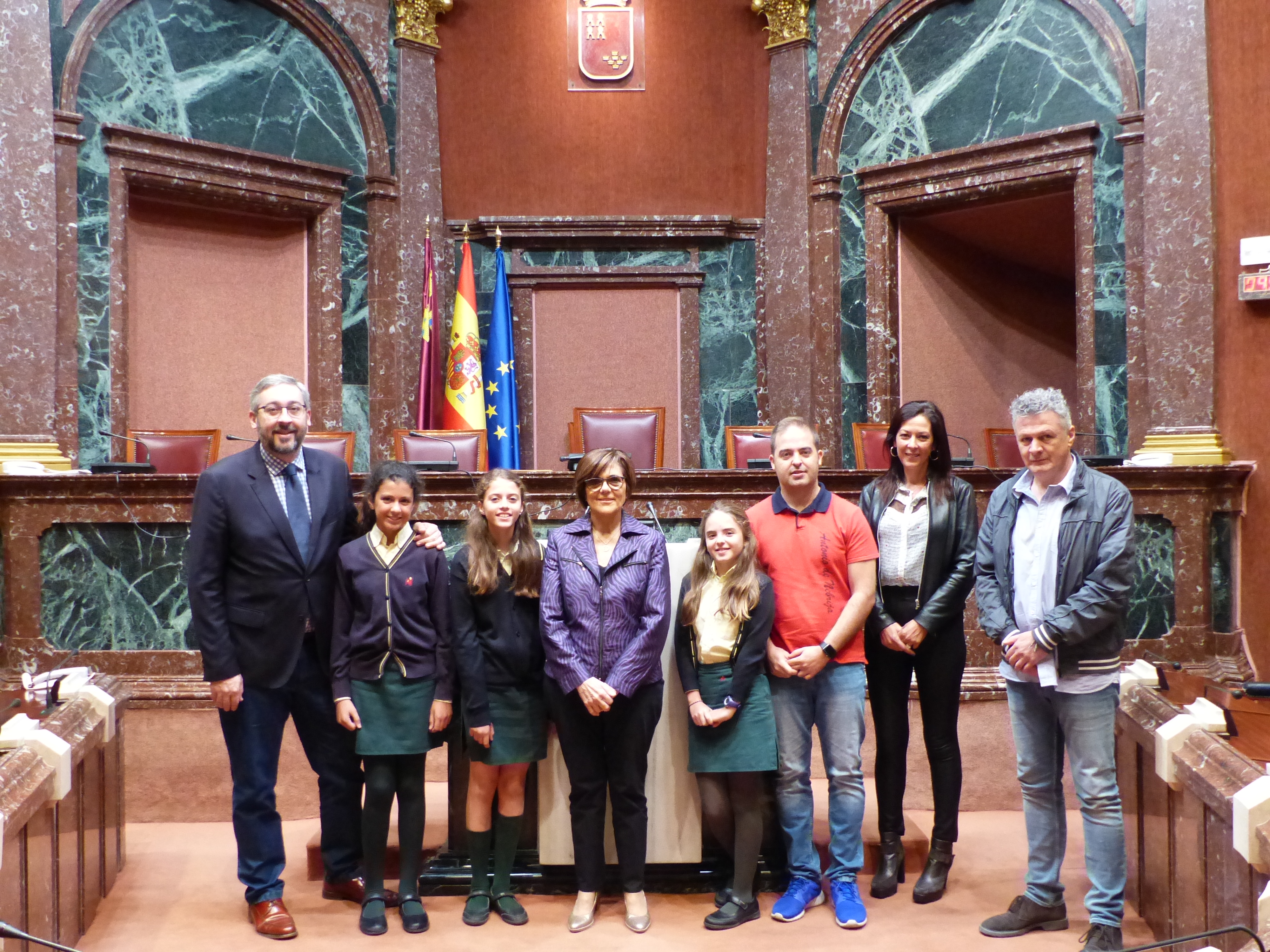 Recepción de las ED Robotic Girls, campeonas de España en las Olimpiadas de Robótica