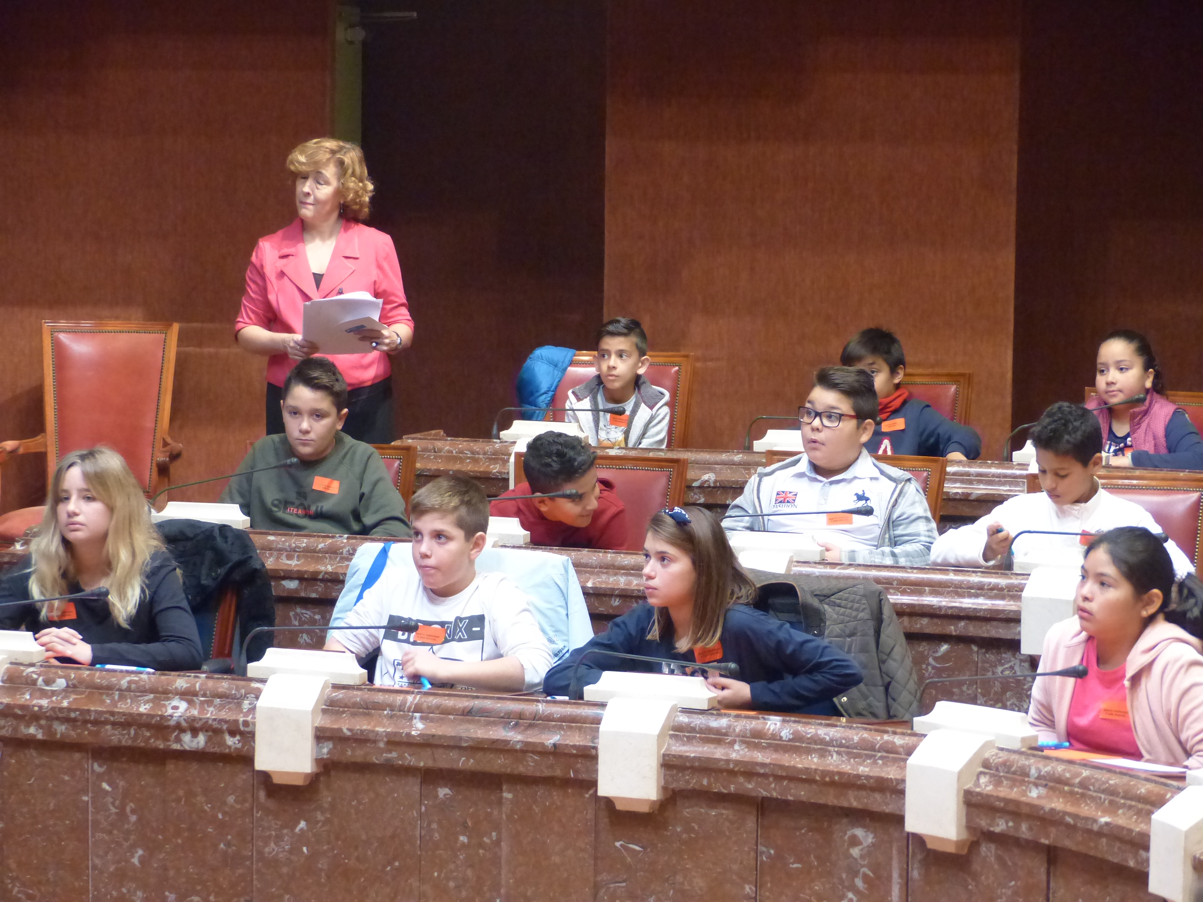 La Cámara legislativa acoge un pleno infantil de Aldeas Infantiles SOS España