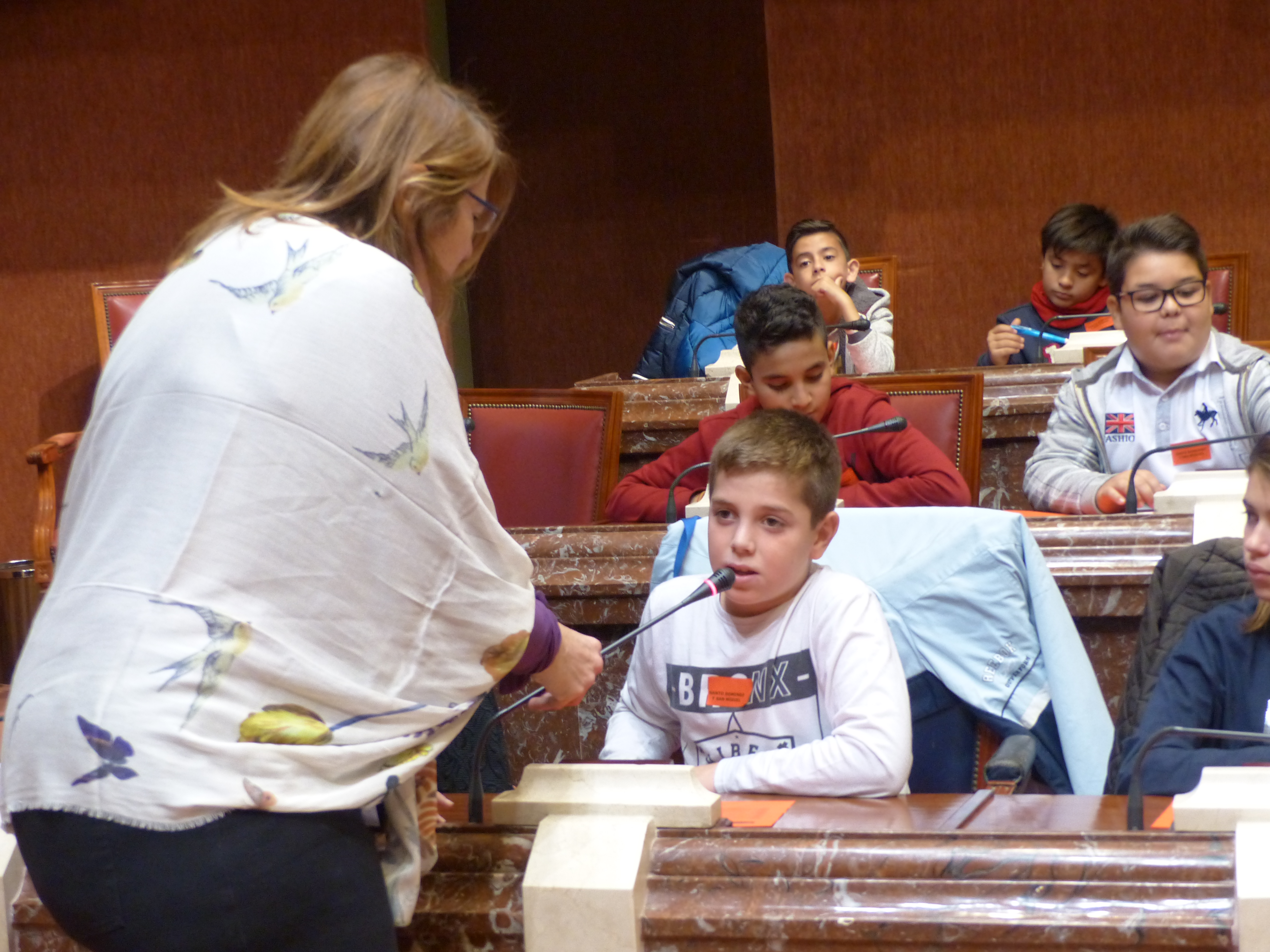 La Cámara legislativa acoge un pleno infantil de Aldeas Infantiles SOS España