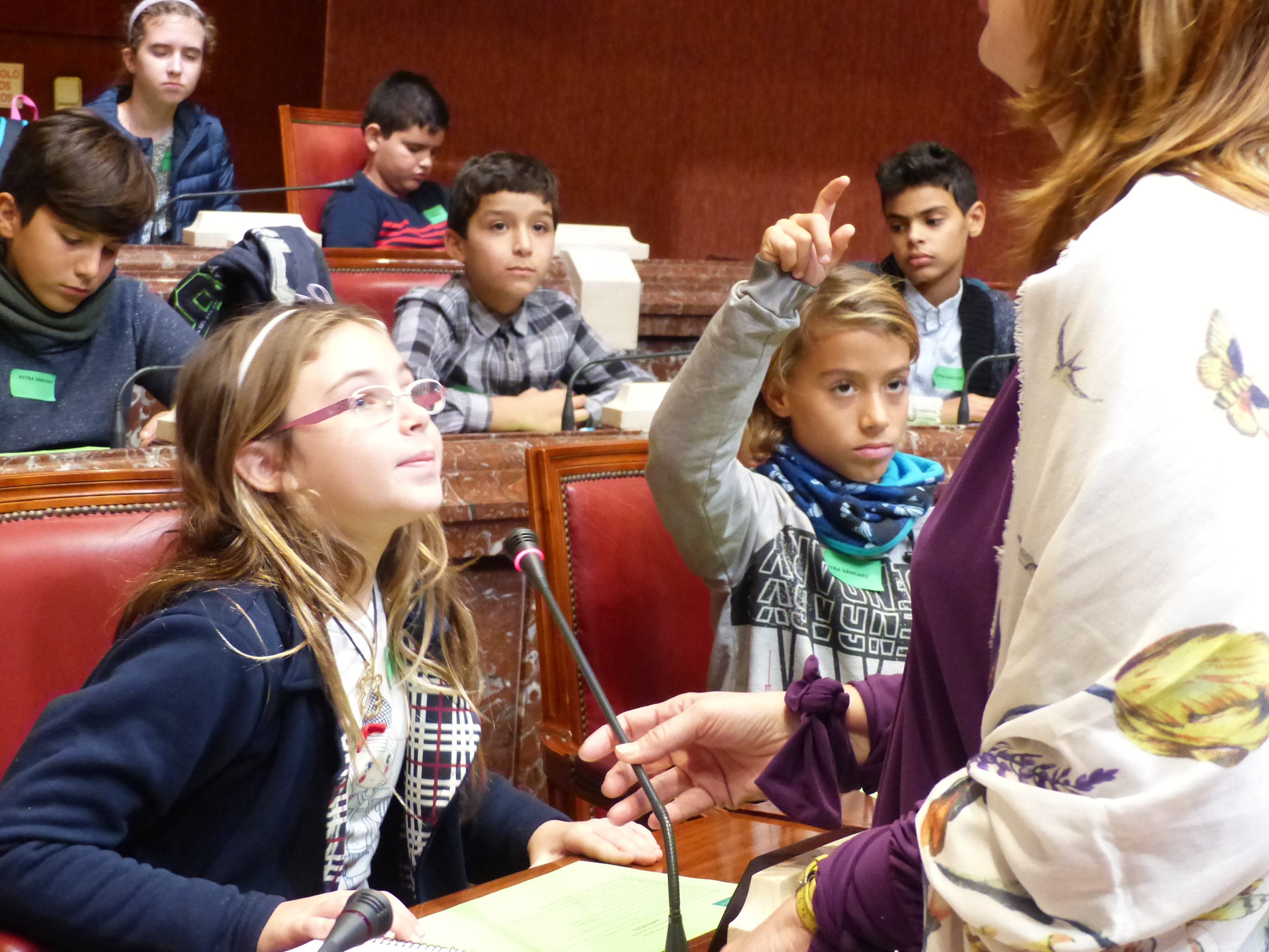 La Cámara legislativa acoge un pleno infantil de Aldeas Infantiles SOS España