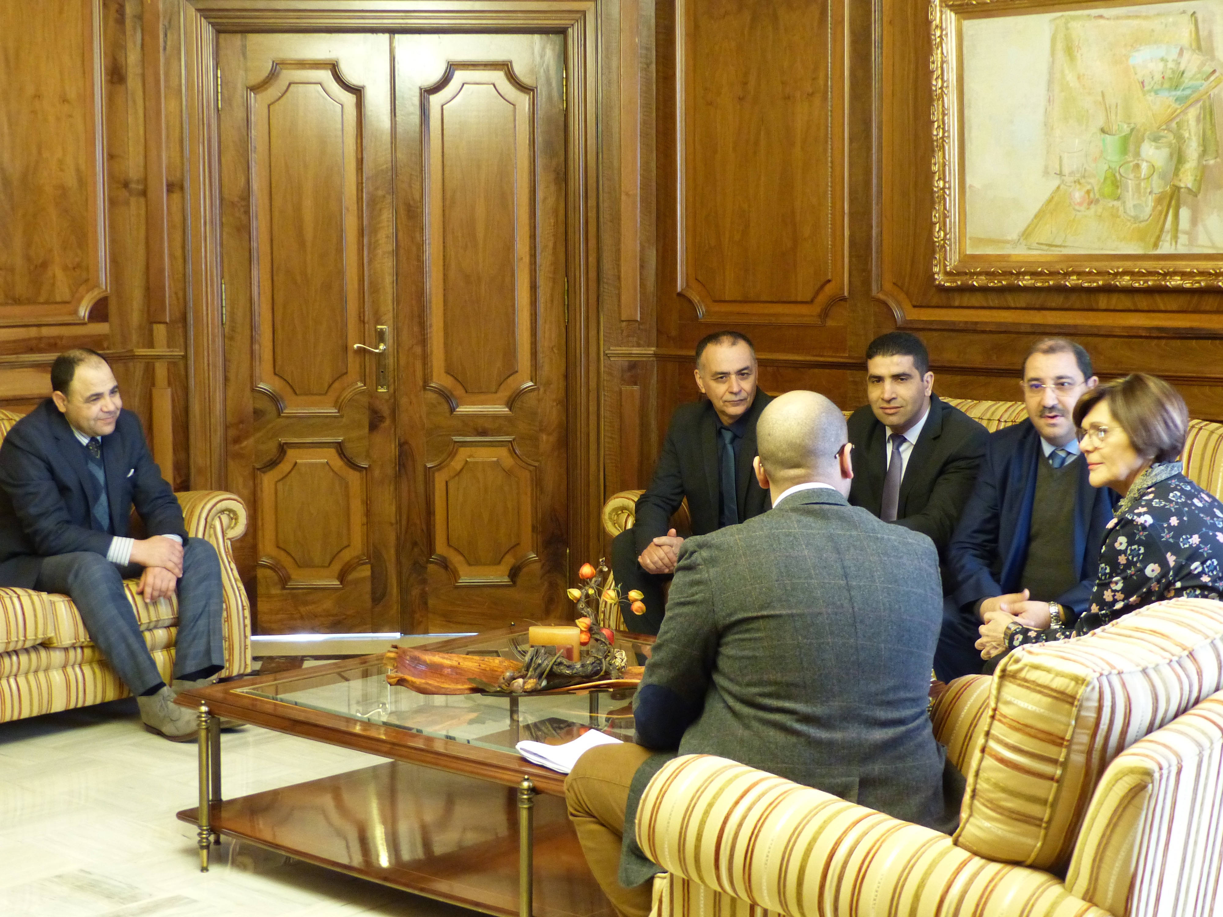 Una delegación del Ministerio de Justicia de Túnez visita la Asamblea