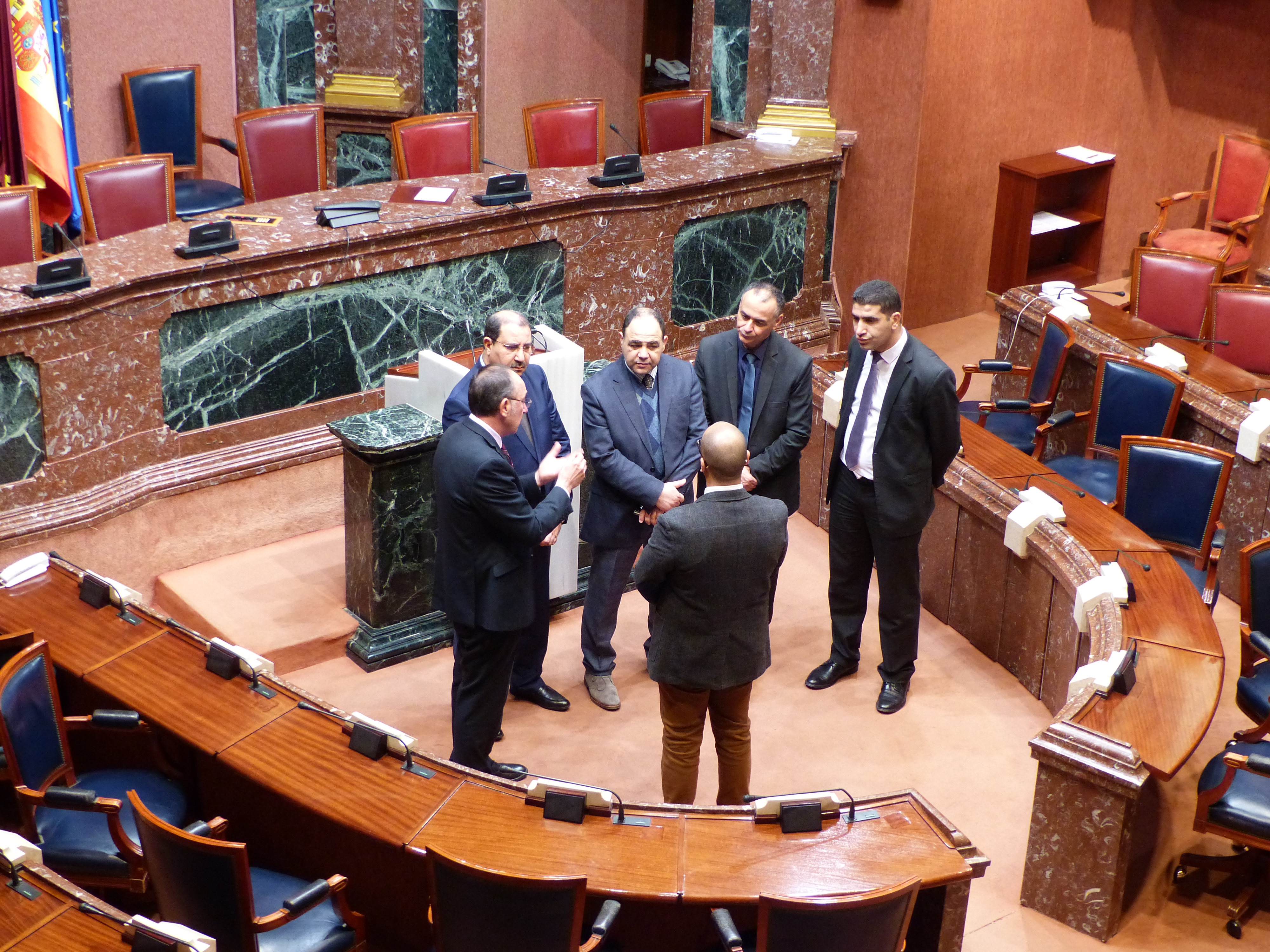 Una delegación del Ministerio de Justicia de Túnez visita la Asamblea