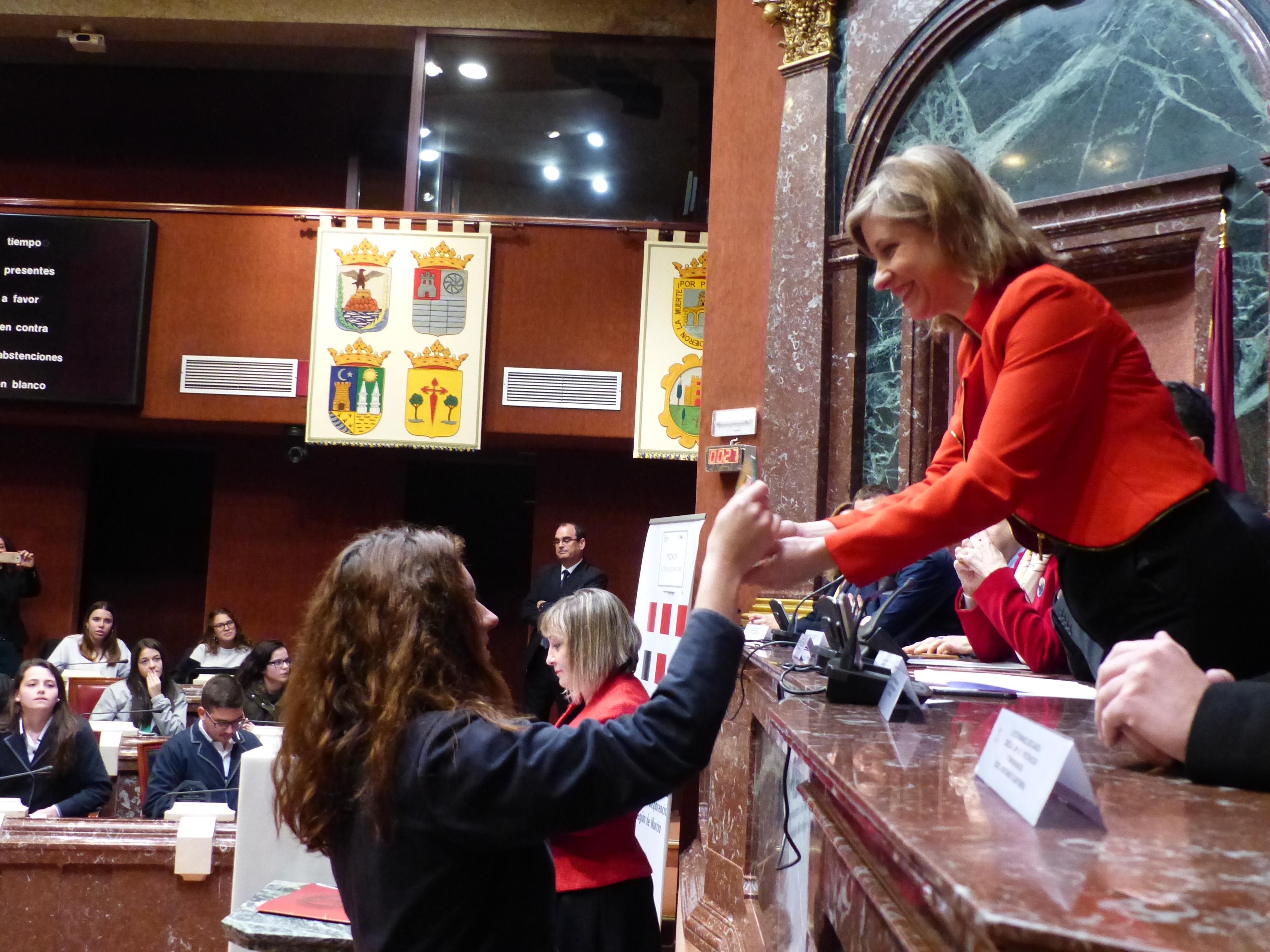 Entrega de premios del programa Iris, desarrollado conjuntamente por el Consejo de la Transparencia, la Sociedad de Filosofía de la Región y docentes de Bachillerato y Universidad