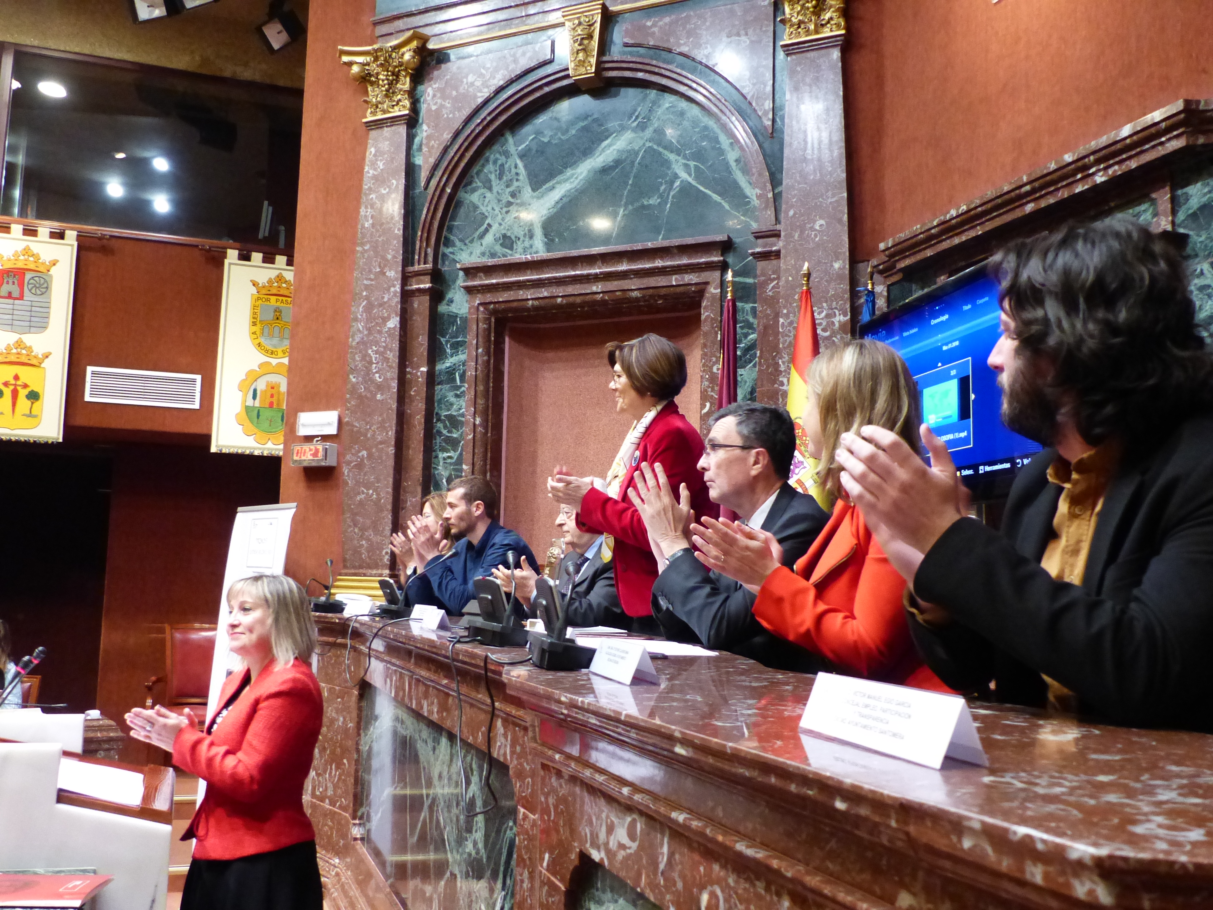 Entrega de premios del programa Iris, desarrollado conjuntamente por el Consejo de la Transparencia, la Sociedad de Filosofía de la Región y docentes de Bachillerato y Universidad