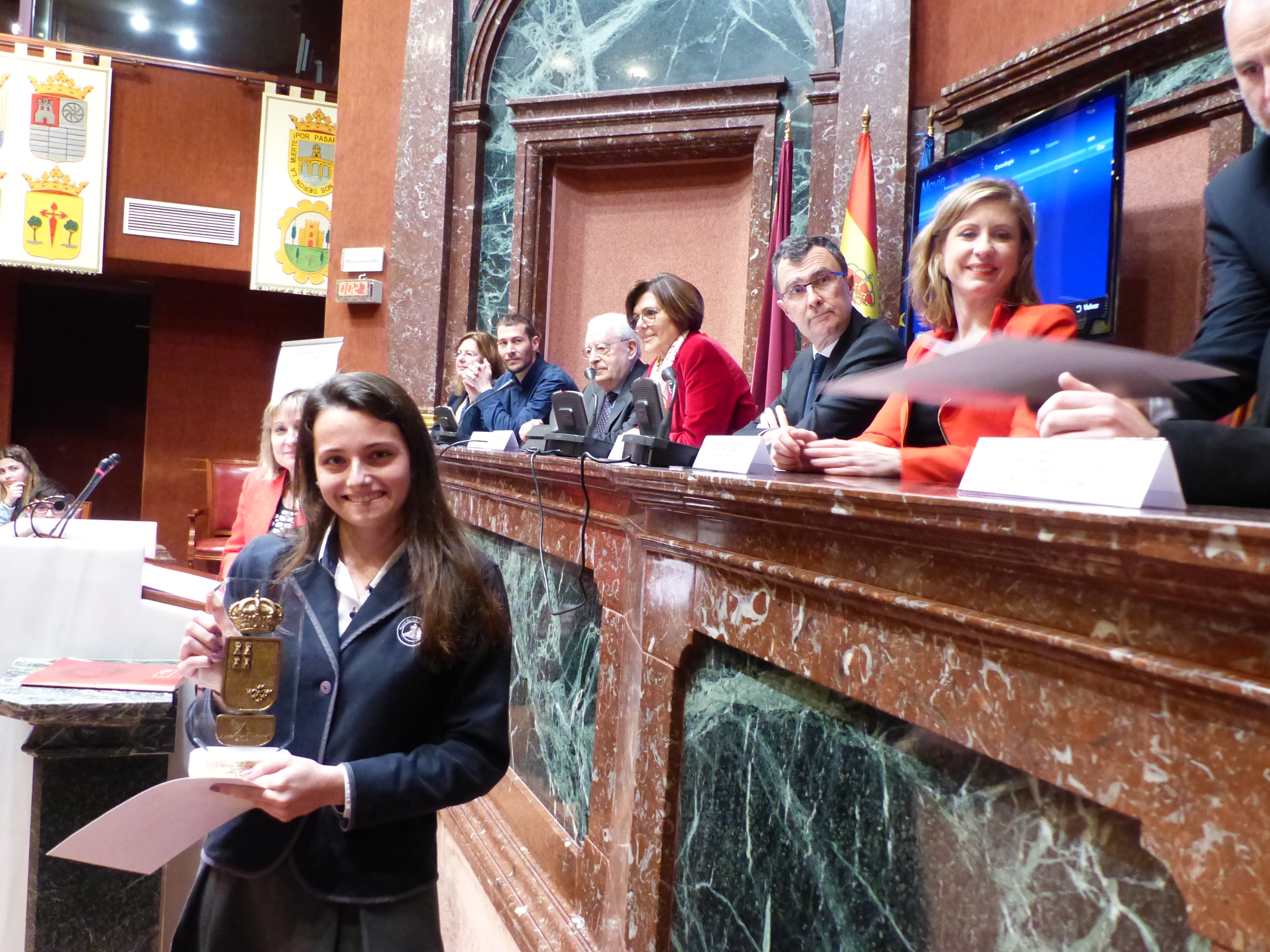 Entrega de premios del programa Iris, desarrollado conjuntamente por el Consejo de la Transparencia, la Sociedad de Filosofía de la Región y docentes de Bachillerato y Universidad