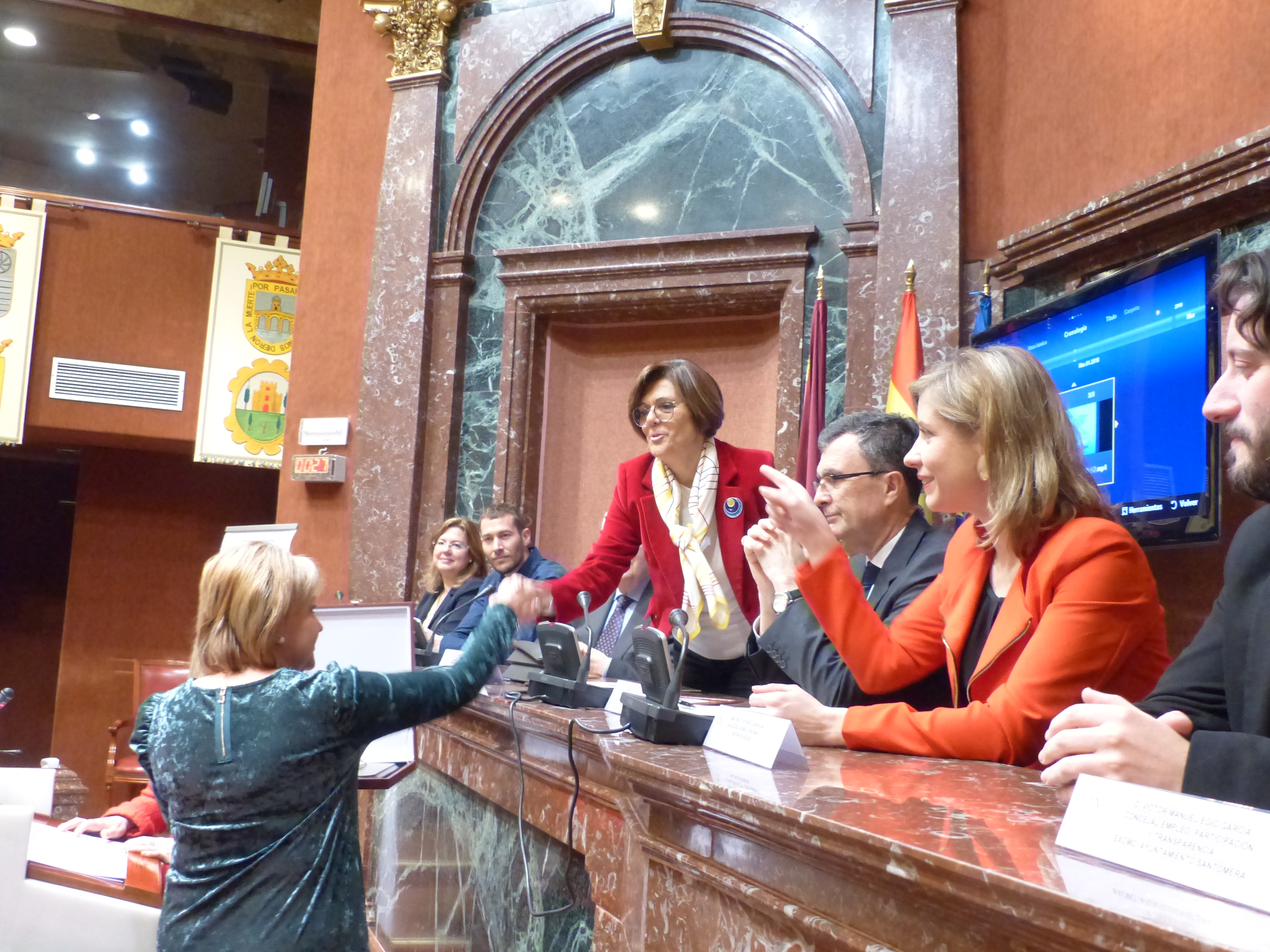 Entrega de premios del programa Iris, desarrollado conjuntamente por el Consejo de la Transparencia, la Sociedad de Filosofía de la Región y docentes de Bachillerato y Universidad