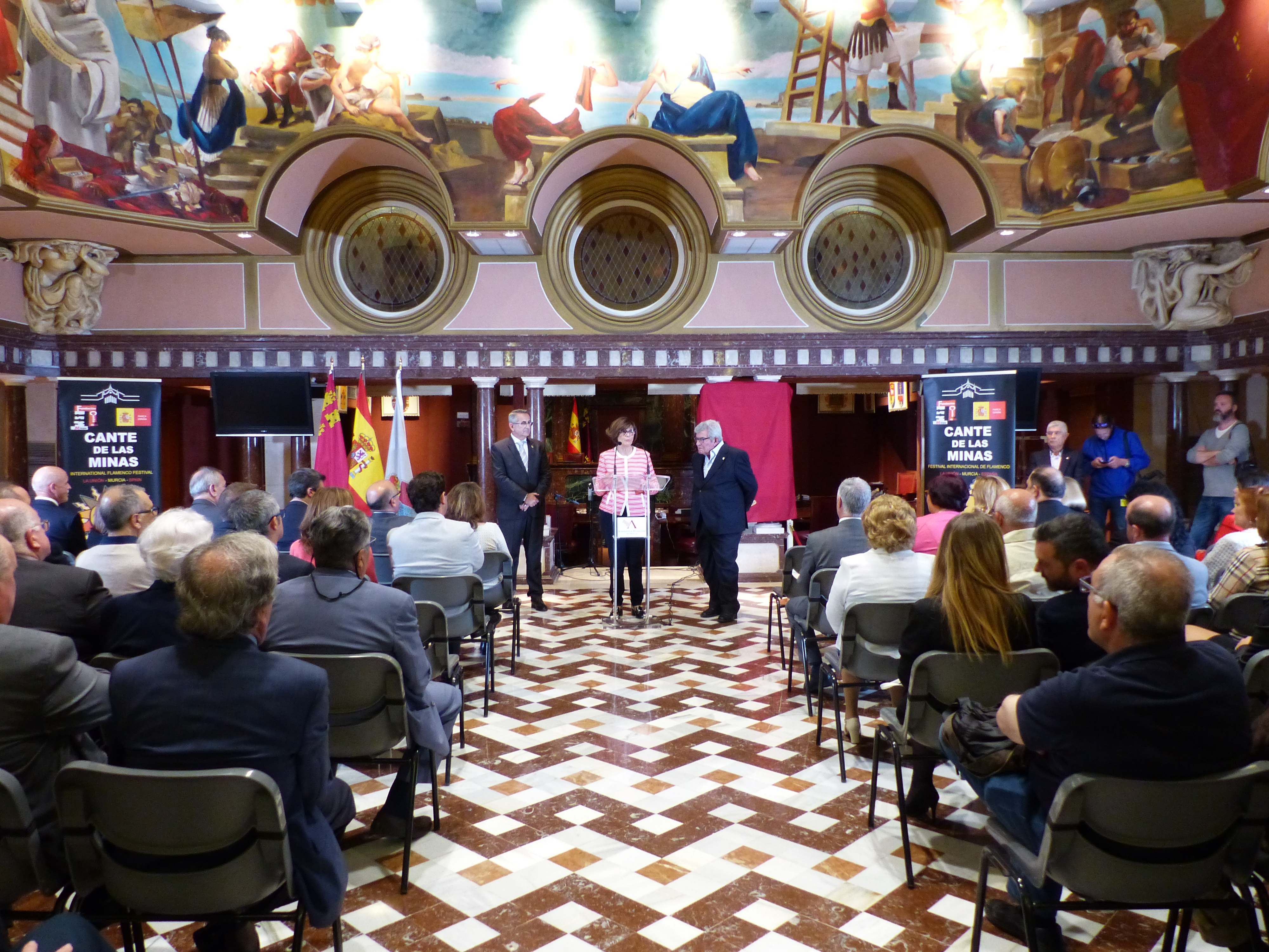 Presentación del cartel anunciador de la LVIII edición del Festival Internacional del Cante de las Minas de La Unión