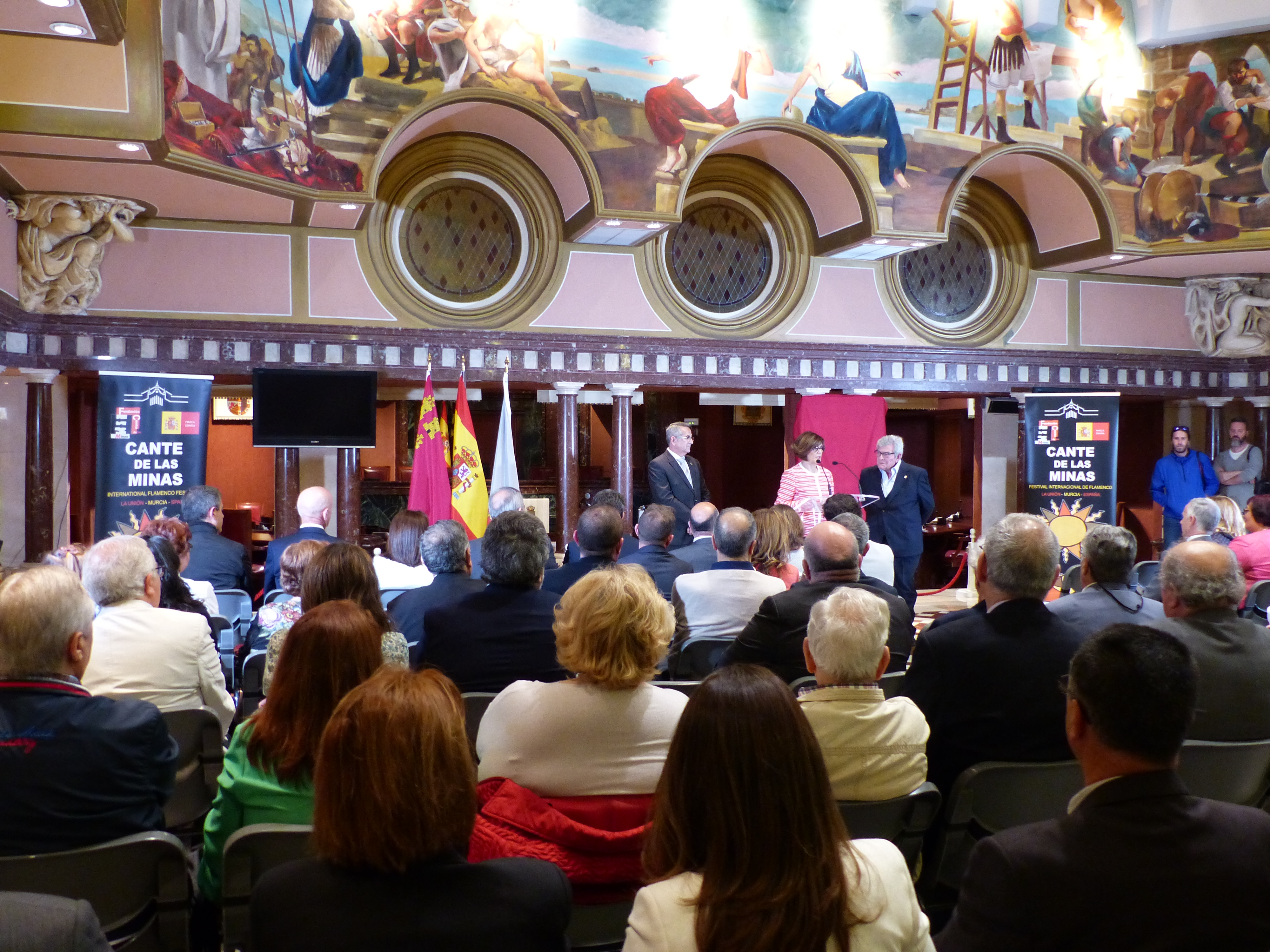 Presentación del cartel anunciador de la LVIII edición del Festival Internacional del Cante de las Minas de La Unión