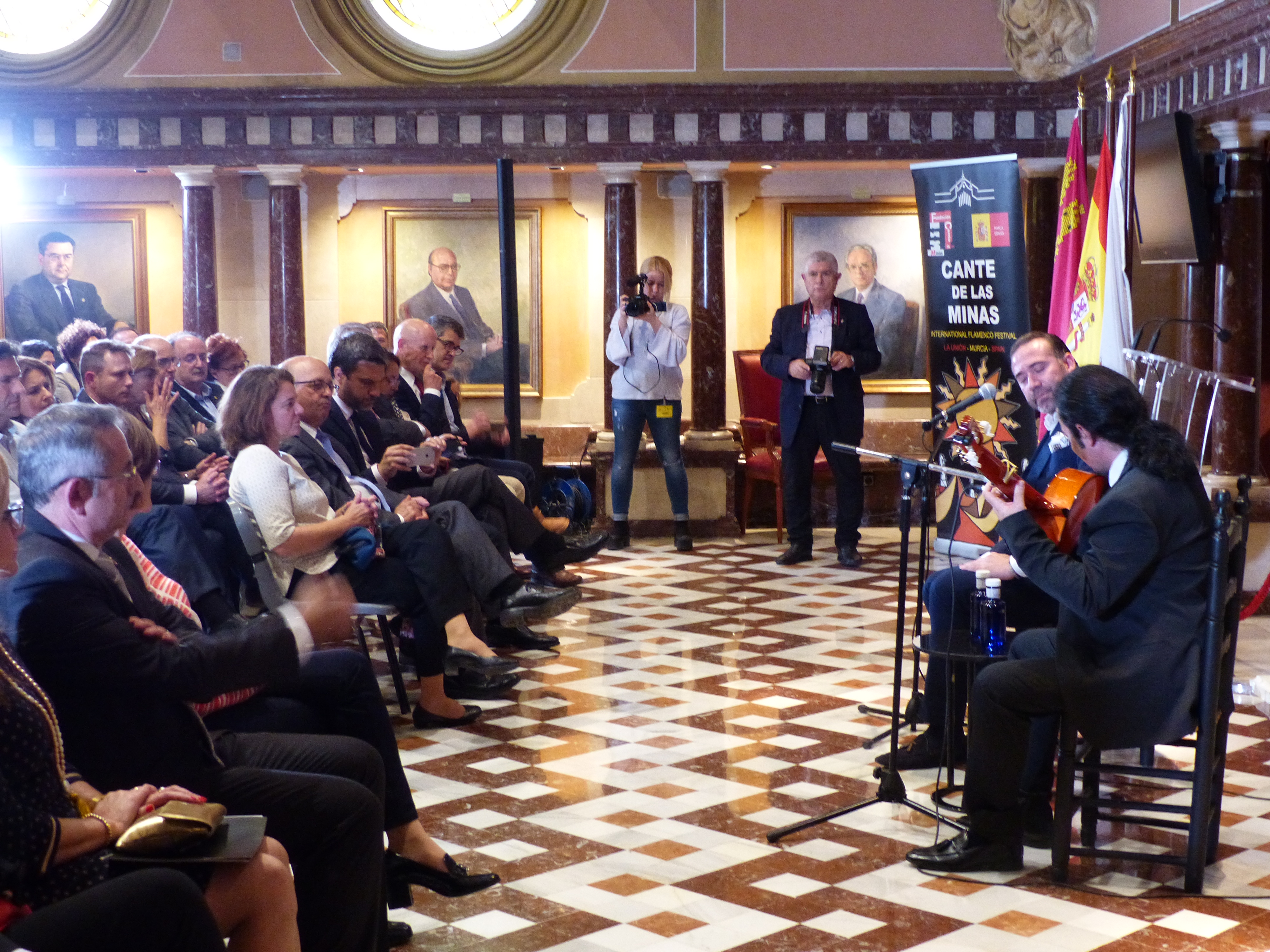 Presentación del cartel anunciador de la LVIII edición del Festival Internacional del Cante de las Minas de La Unión