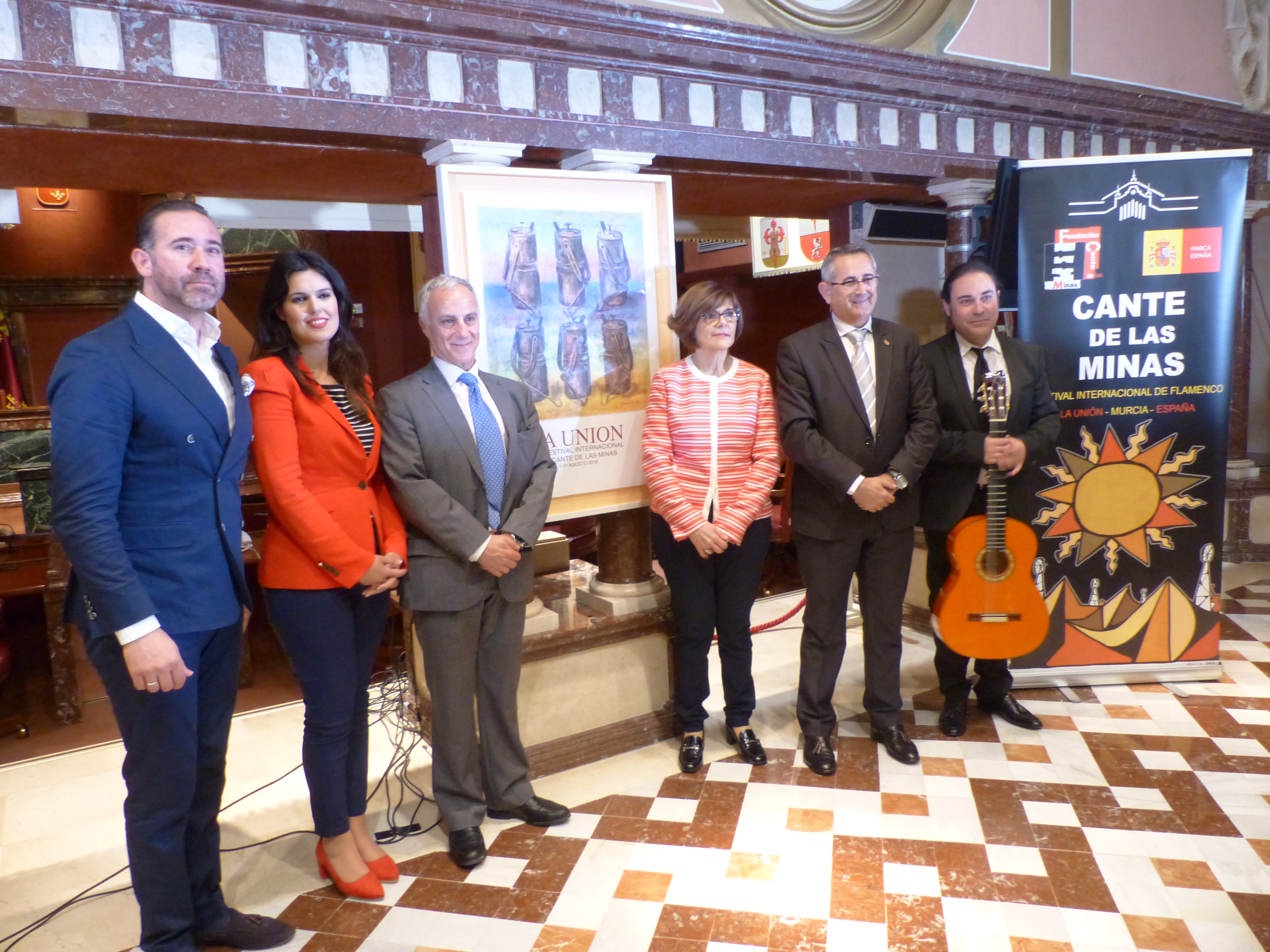 Presentación del cartel anunciador de la LVIII edición del Festival Internacional del Cante de las Minas de La Unión